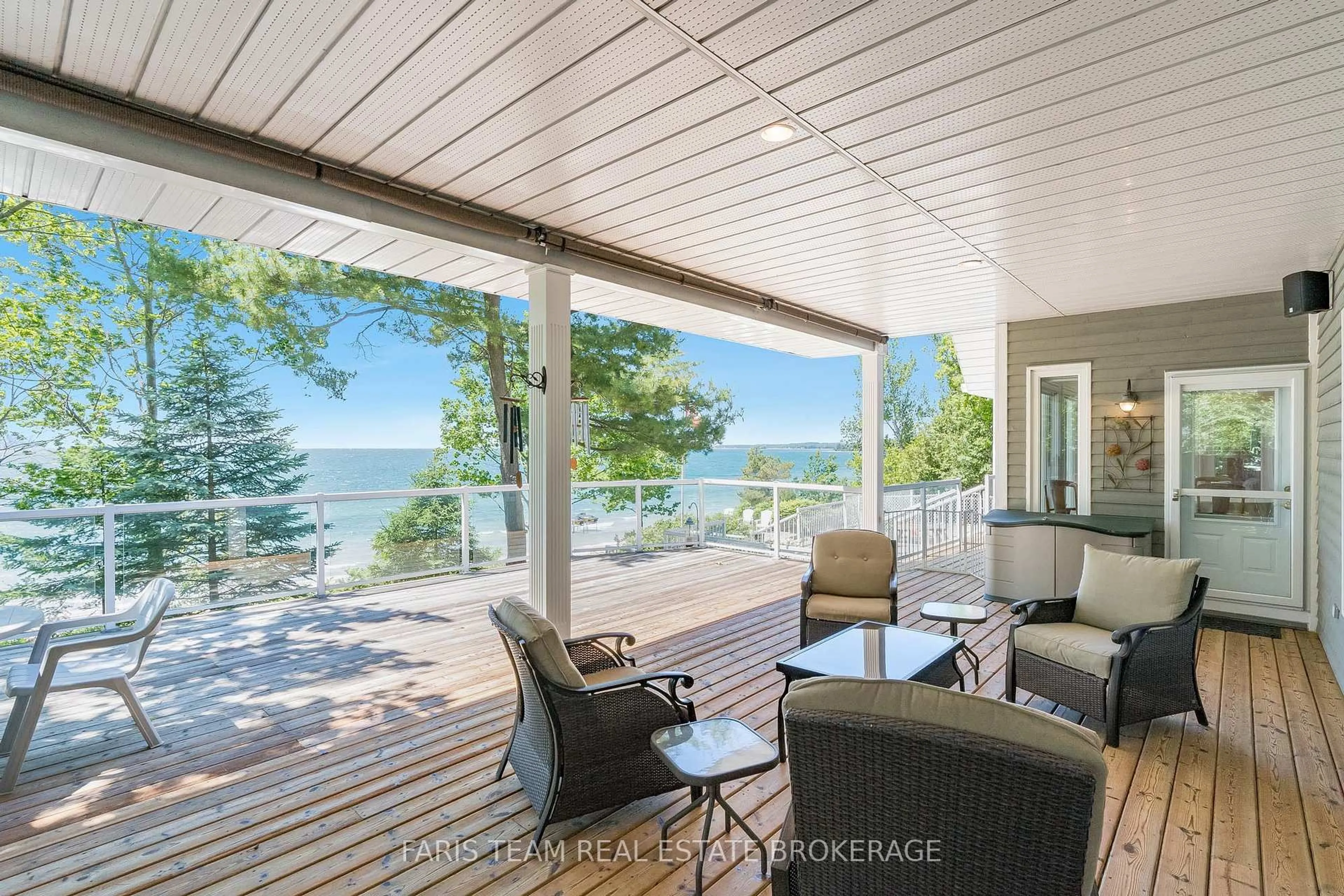 Patio, water/lake/river/ocean view for 24 Finley Dr, Tiny Ontario L0L 2J0