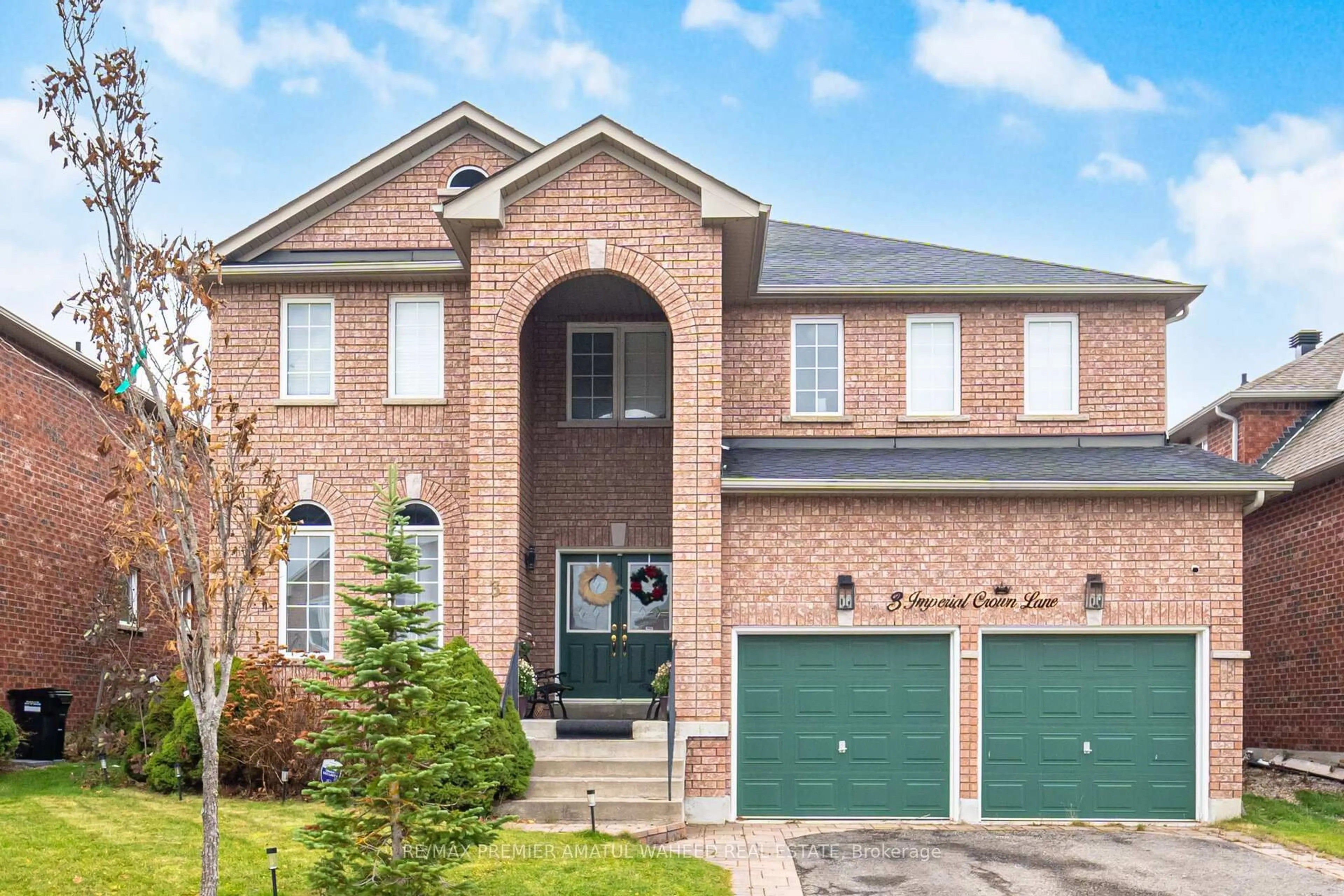 Home with brick exterior material, street for 3 Imperial Crown Lane, Barrie Ontario L4N 0T3
