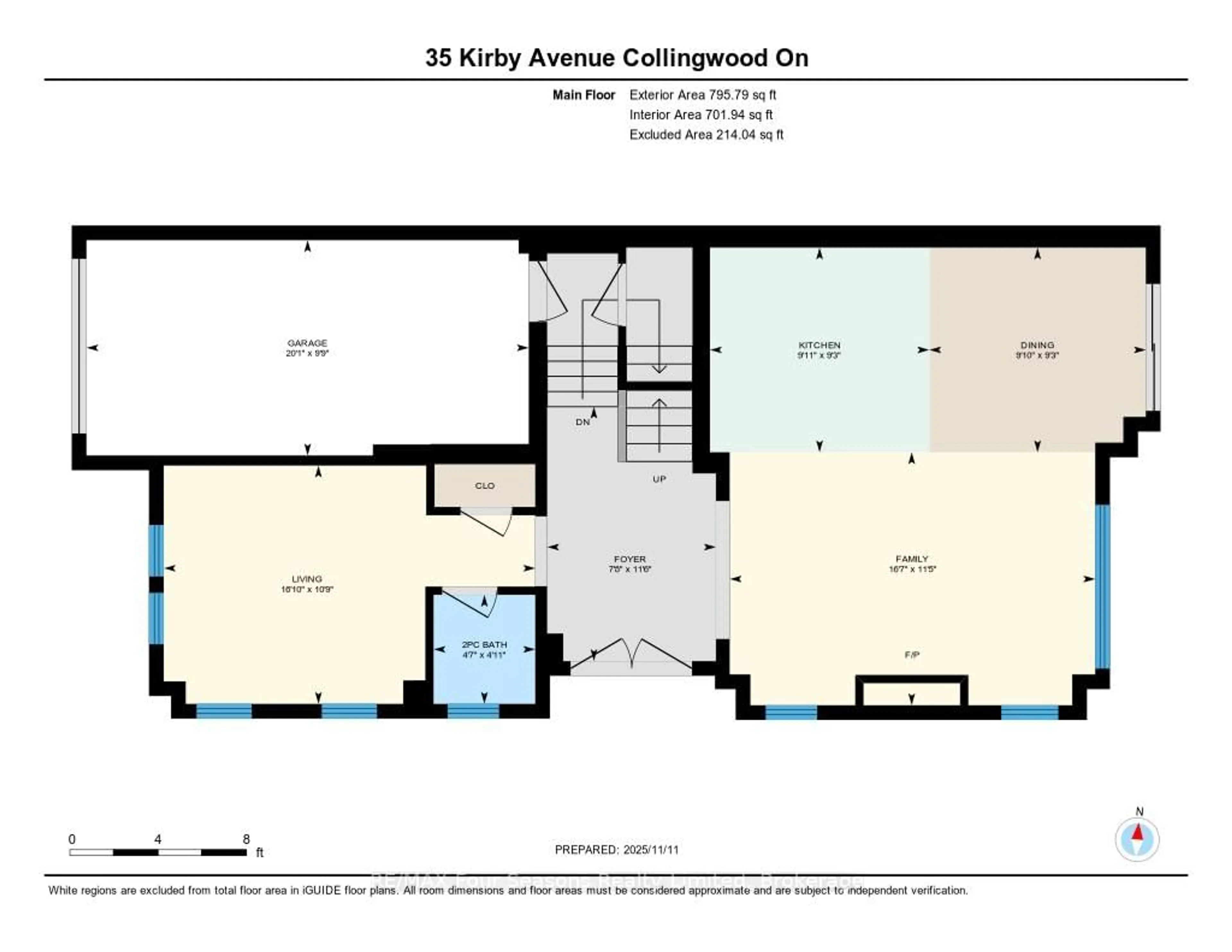 Floor plan for 35 Kirby Ave, Collingwood Ontario L9Y 3W8