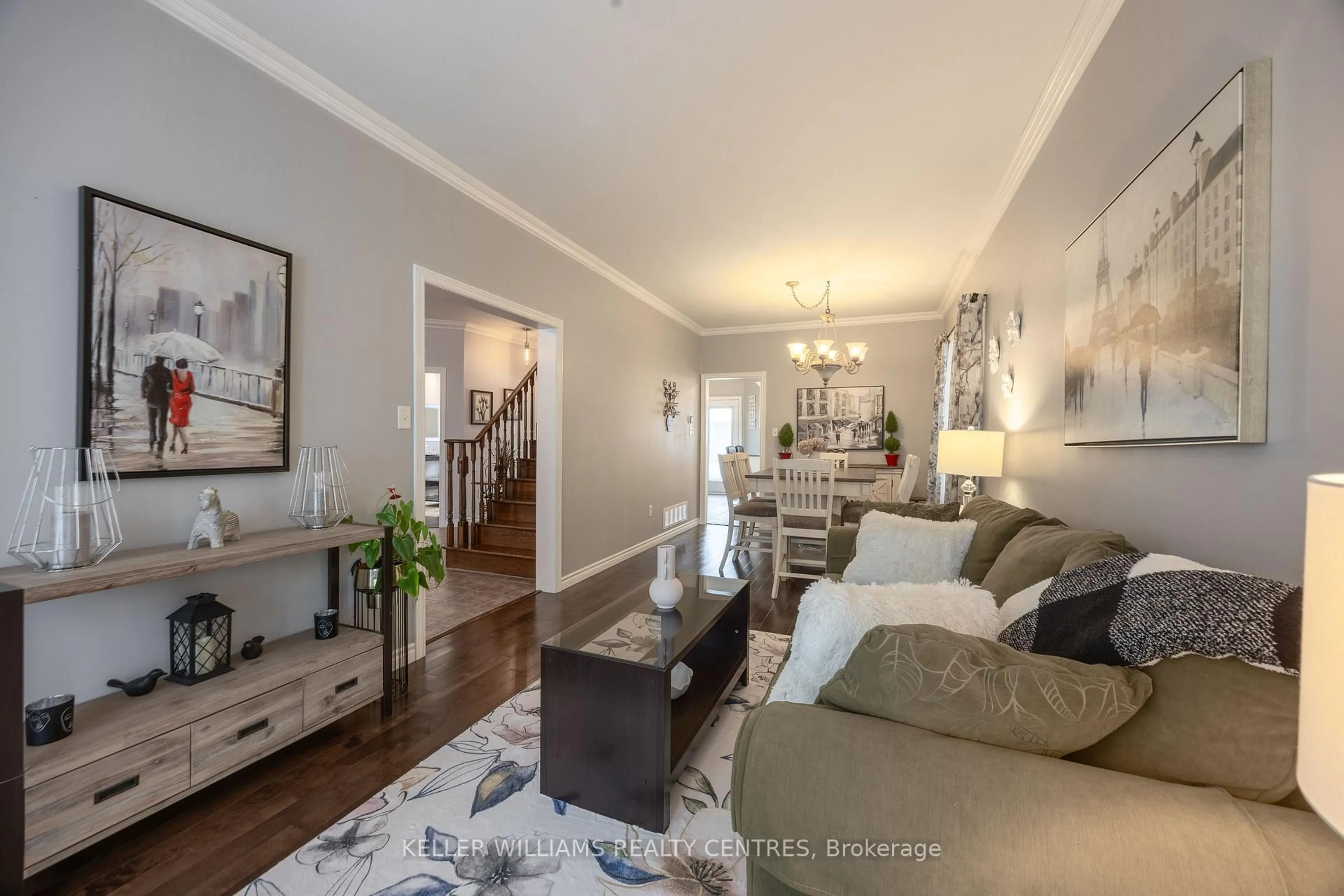 Living room with furniture, unknown for 13 Surrey Drive Dr, Barrie Ontario L4M 0C5