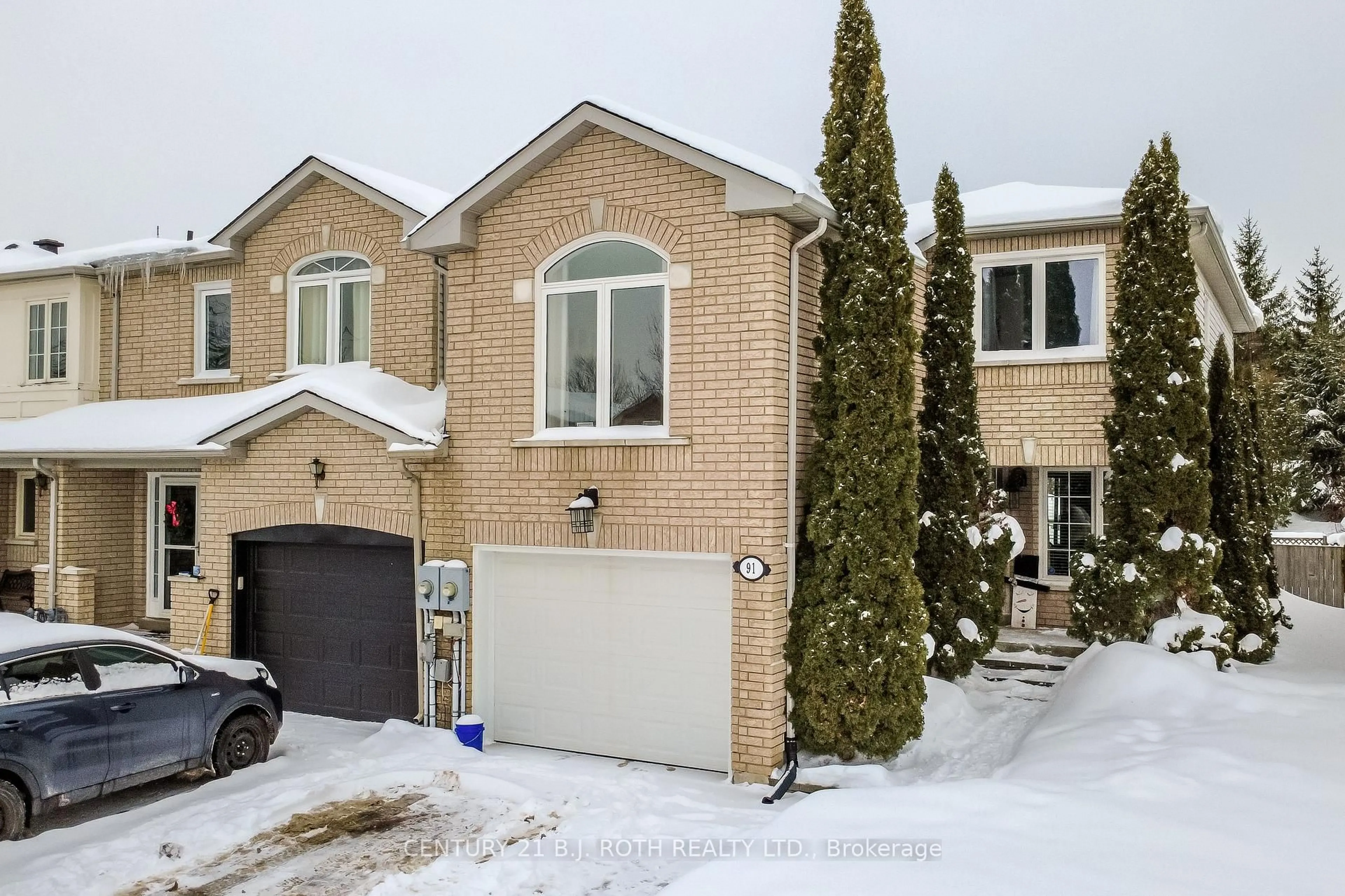 Home with brick exterior material, street for 91 Cunningham Dr, Barrie Ontario L4N 8L5