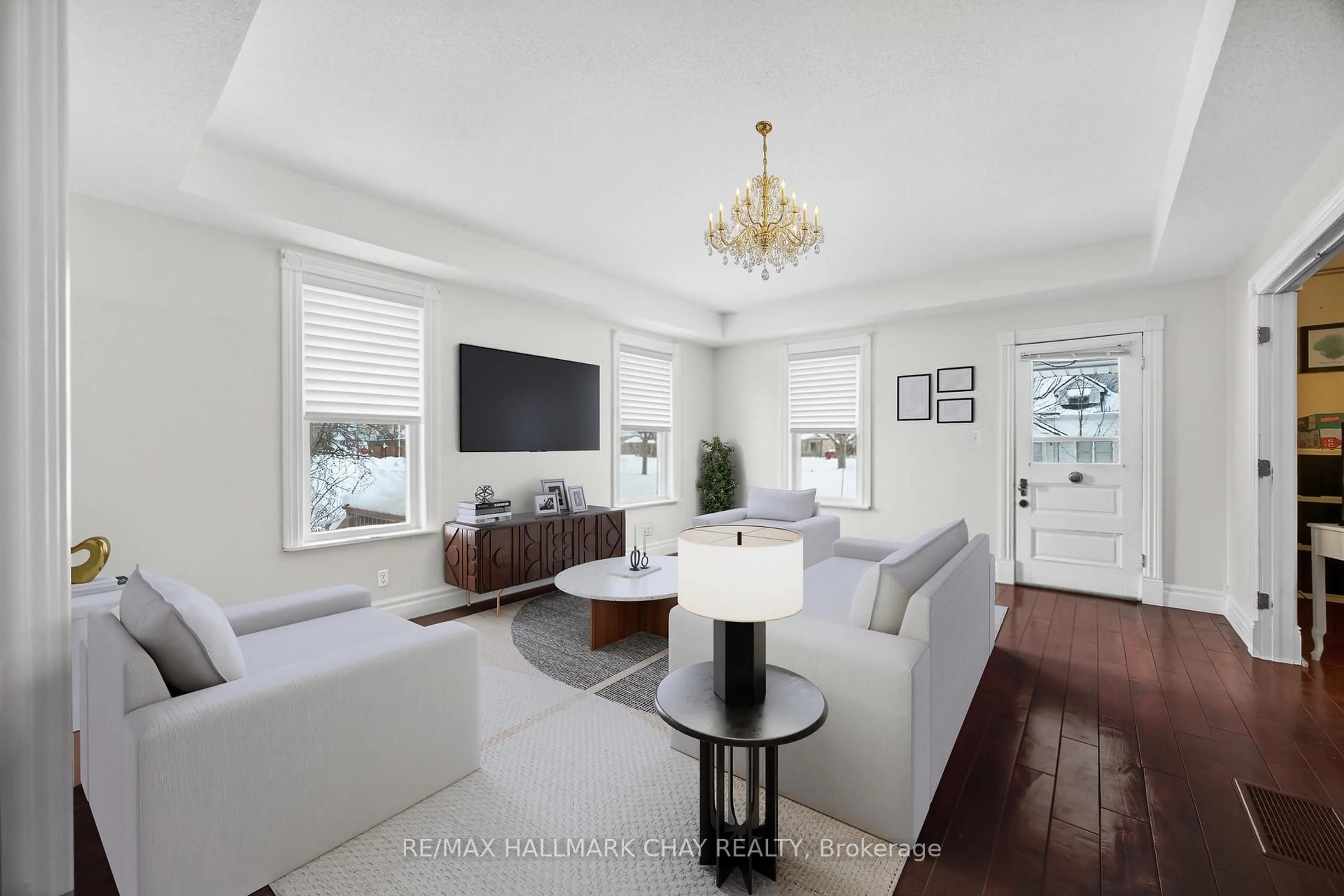 Living room with furniture, unknown for 9 Maria St, Springwater Ontario L0L 1P0