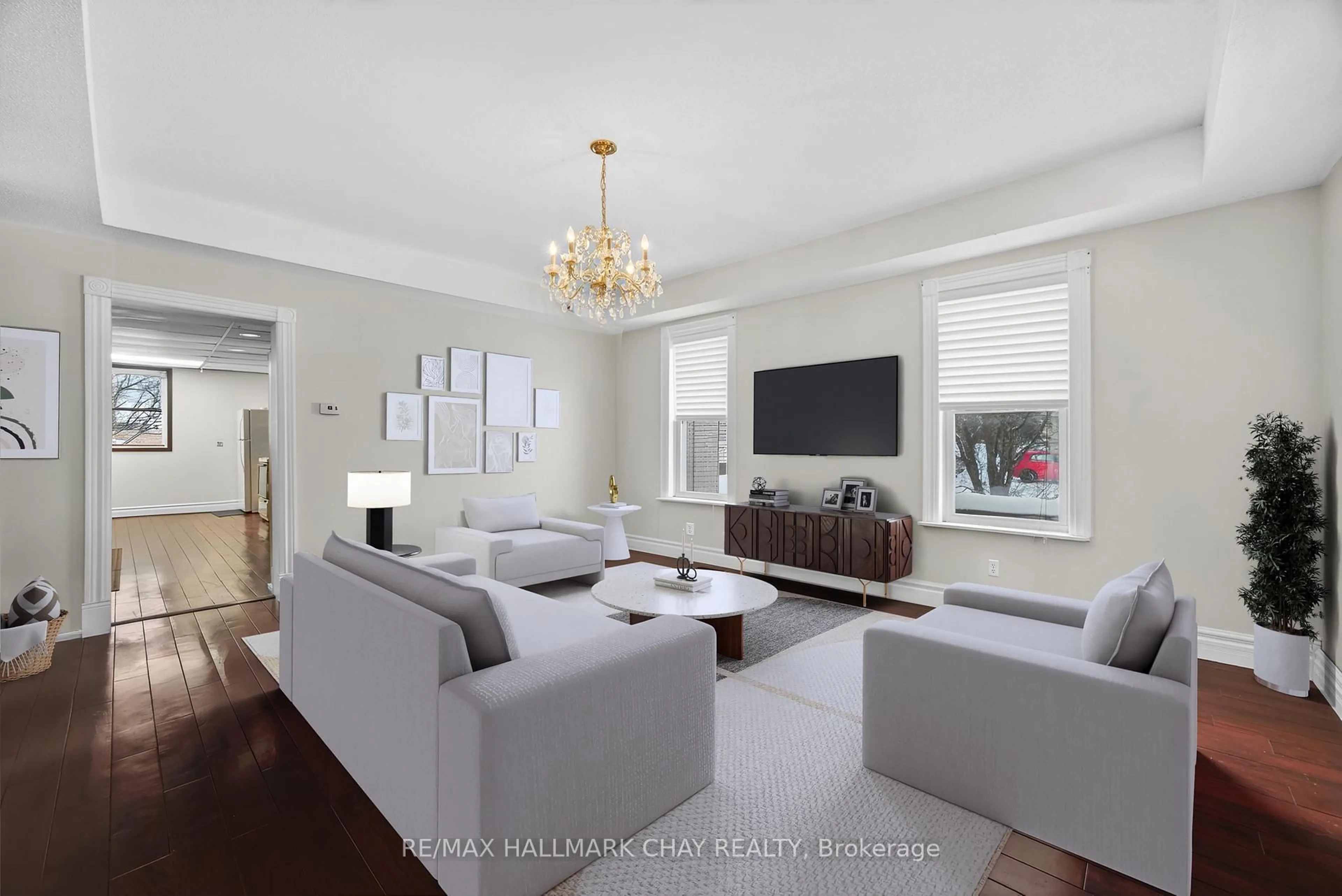 Living room with furniture, unknown for 9 Maria St, Springwater Ontario L0L 1P0