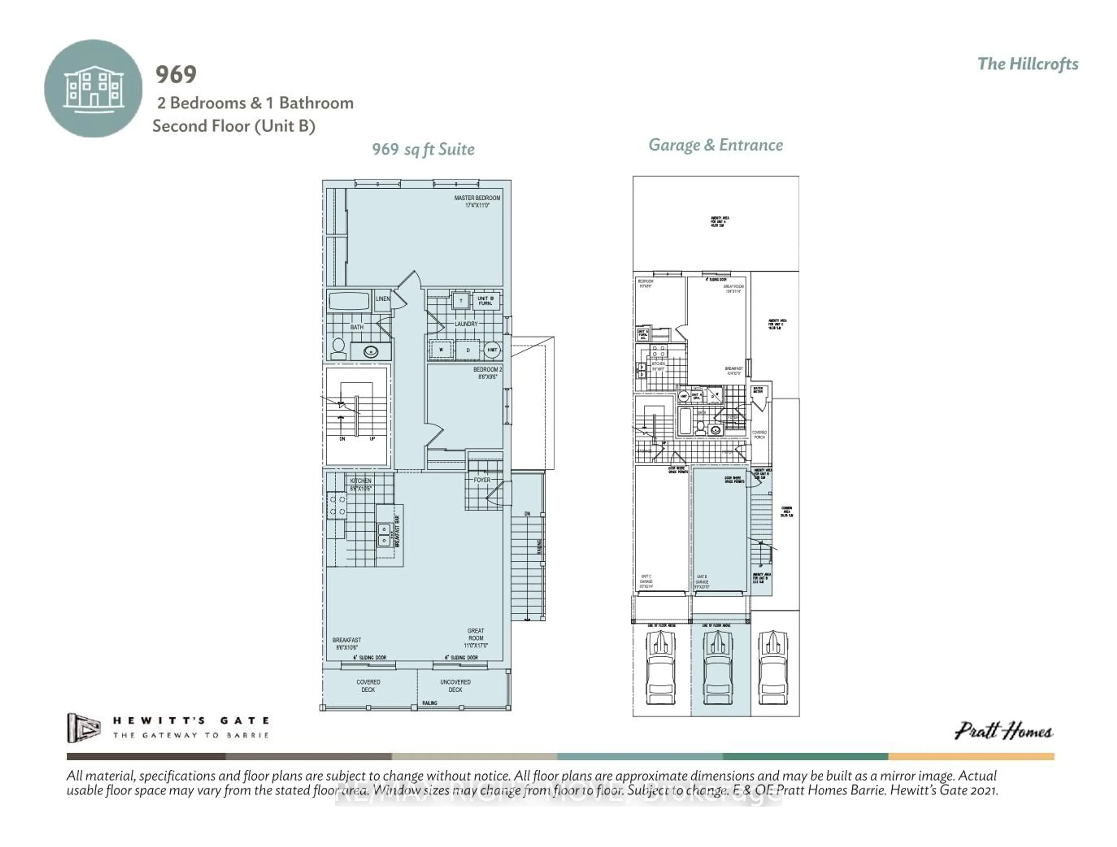 Floor plan for 41 Pumpkin Corner Cres #Unit 2, Barrie Ontario L9J 0T7