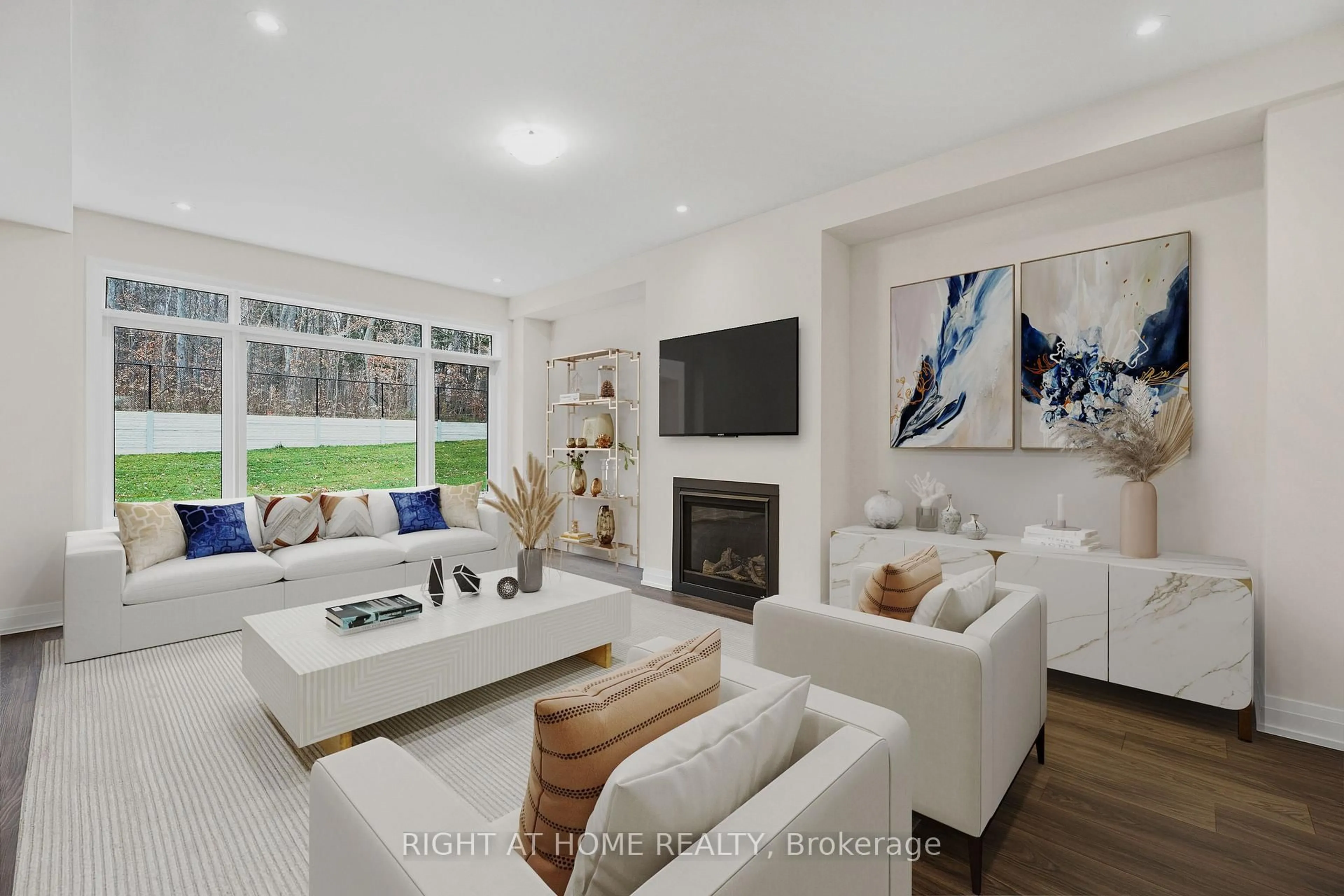 Living room with furniture, unknown for 51 Bearberry Rd, Springwater Ontario L9X 2E1