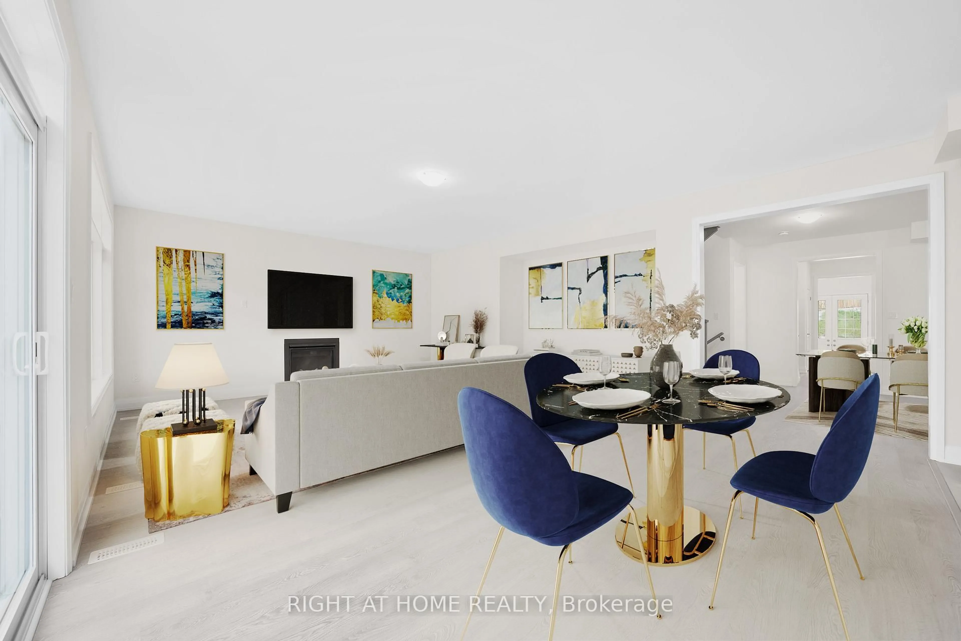 Living room with furniture, unknown for 37 Calypso Ave, Springwater Ontario L9X 2E3