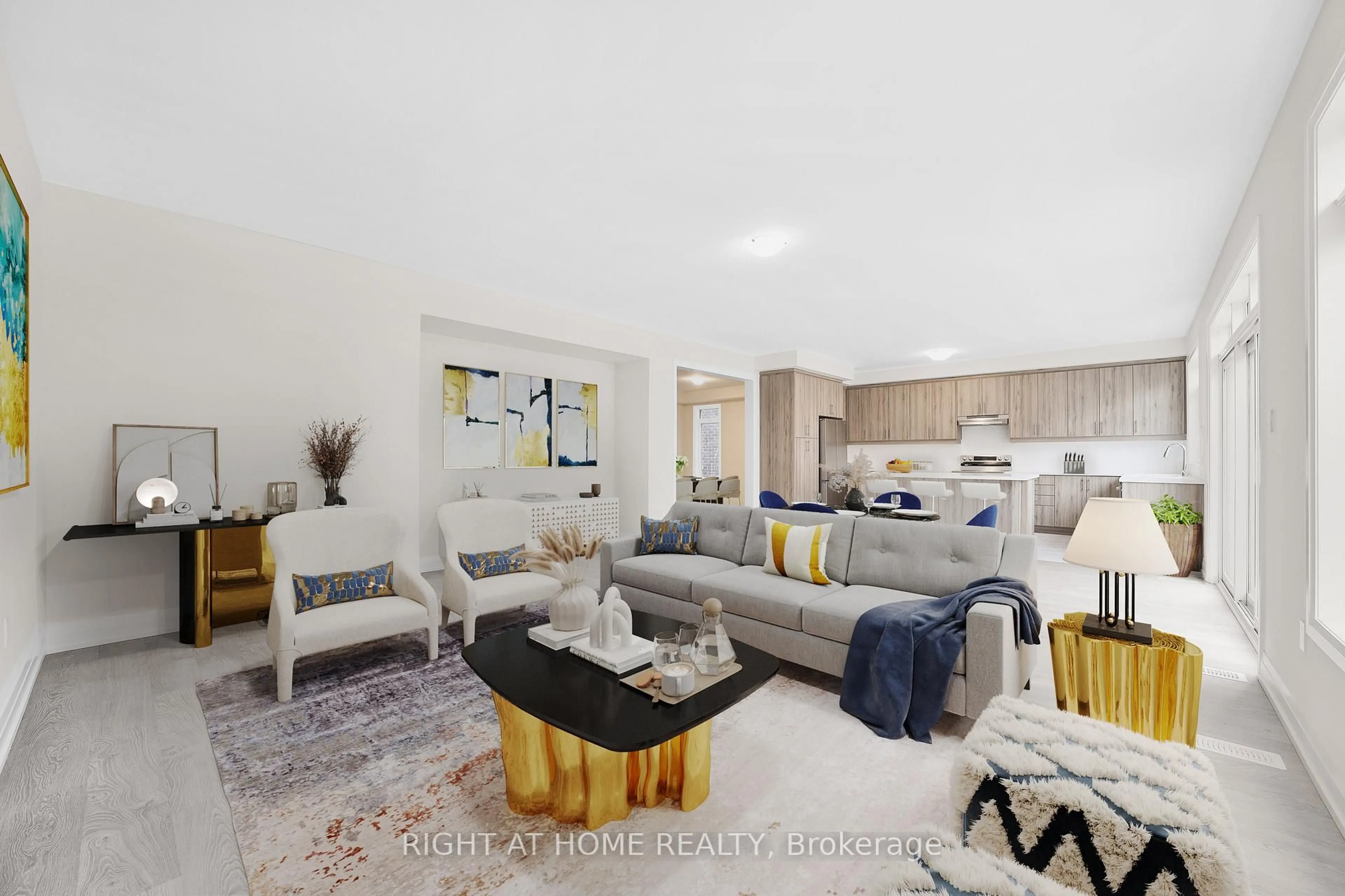 Living room with furniture, unknown for 37 Calypso Ave, Springwater Ontario L9X 2E3