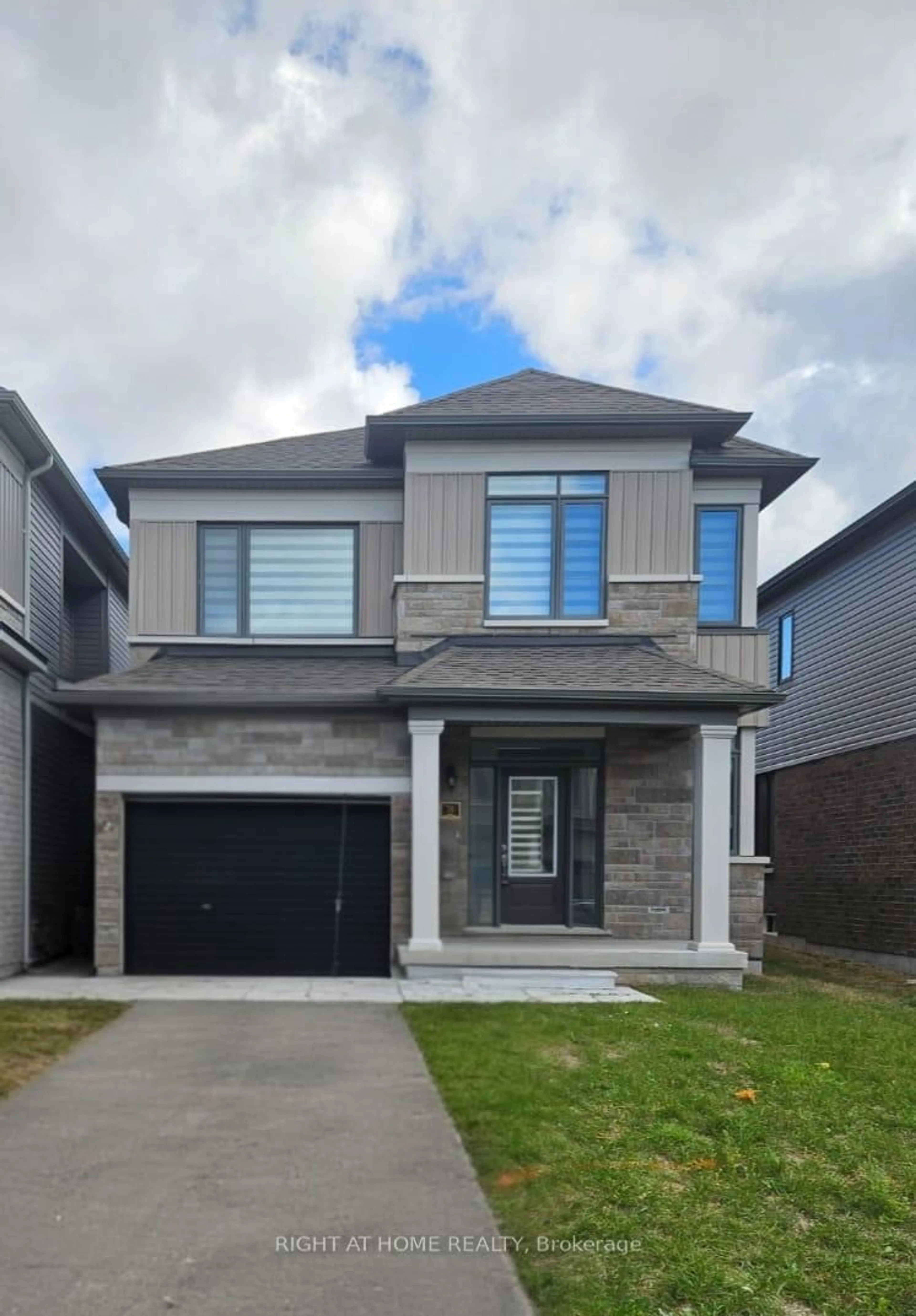 Home with brick exterior material, street for 24 Tamworth Terr, Barrie Ontario L9J 0L5