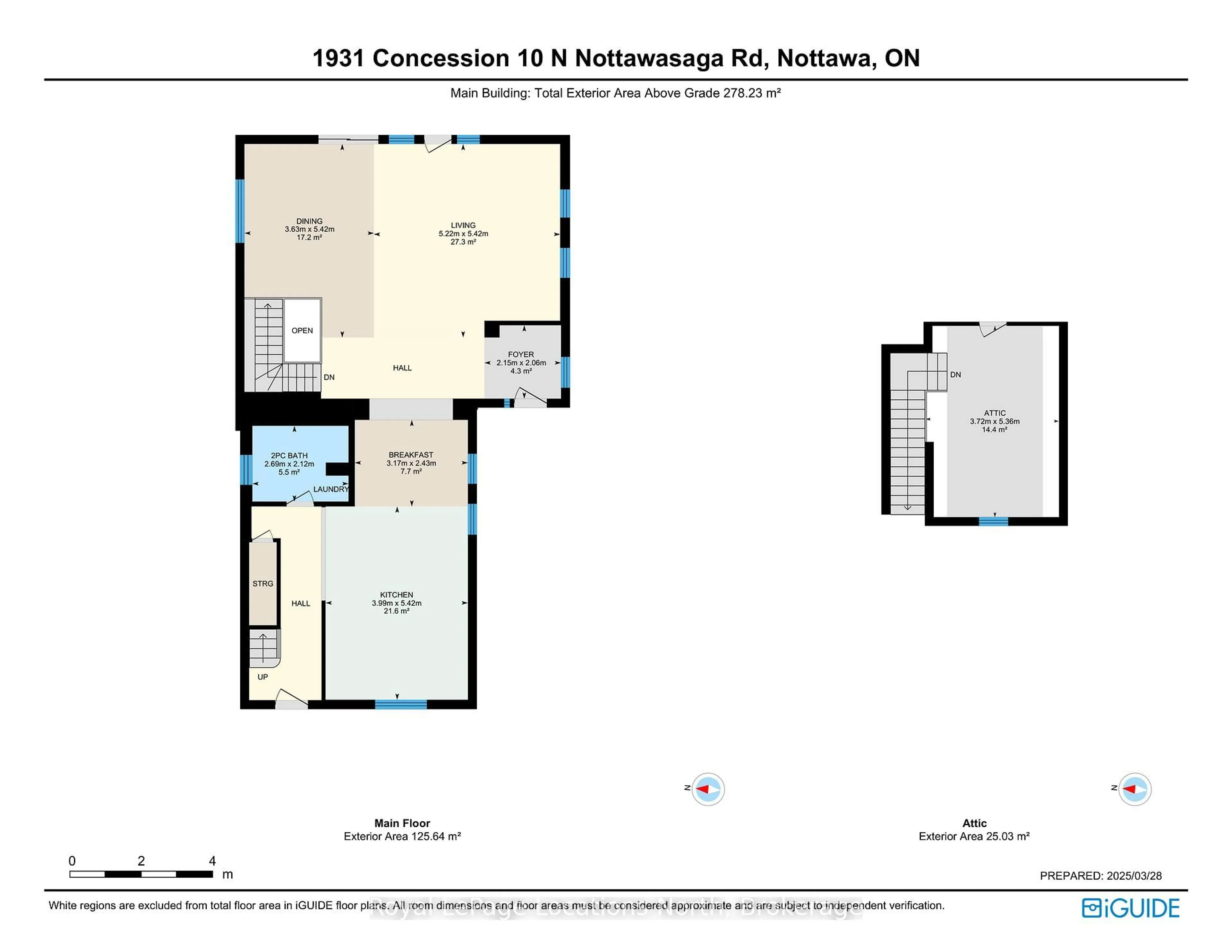 Floor plan for 1931 Conc 10 Nottawasaga Concession, Clearview Ontario L0M 1P0