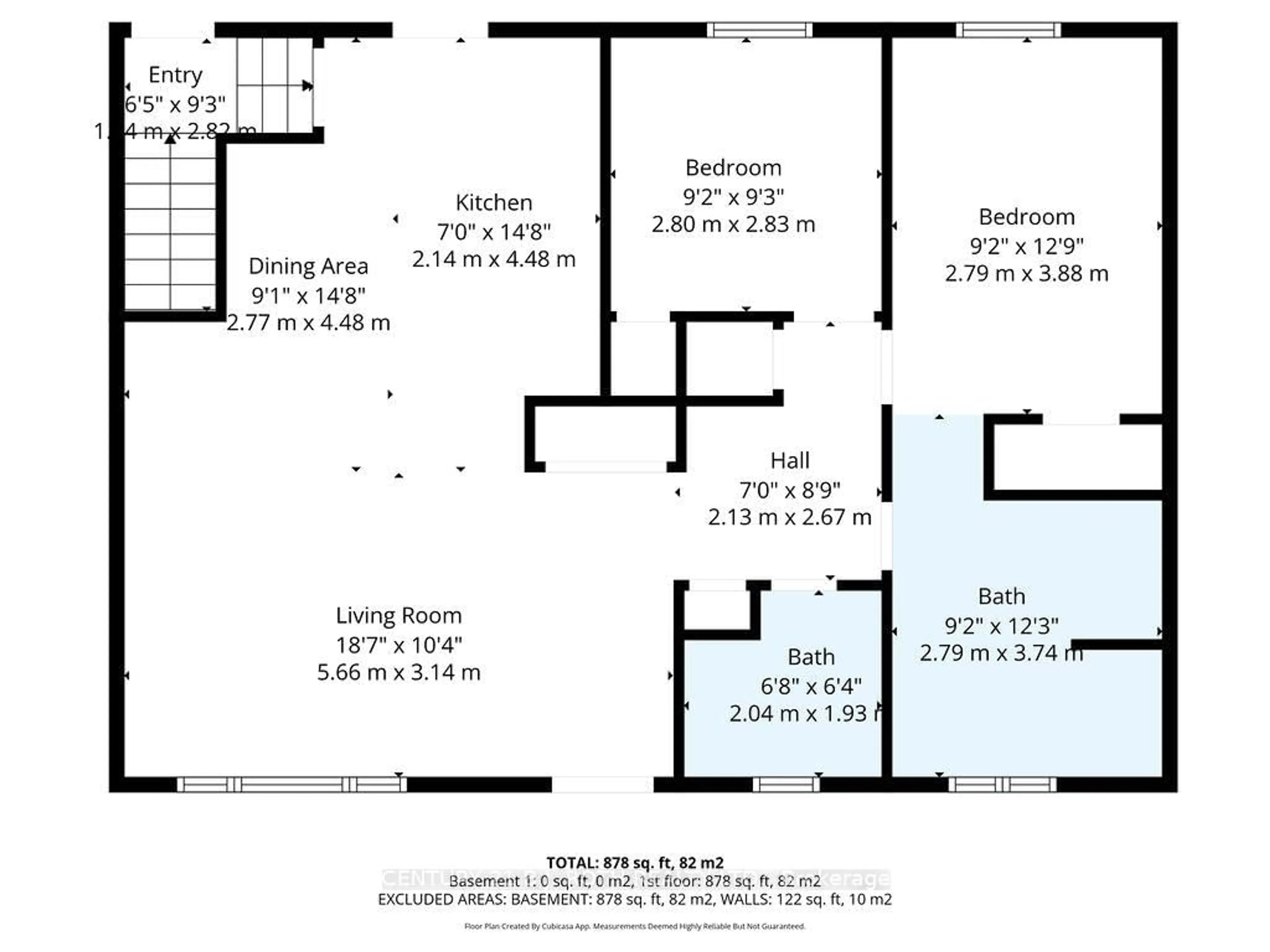 Floor plan for 350 MILLARD St, Orillia Ontario L3V 4H4