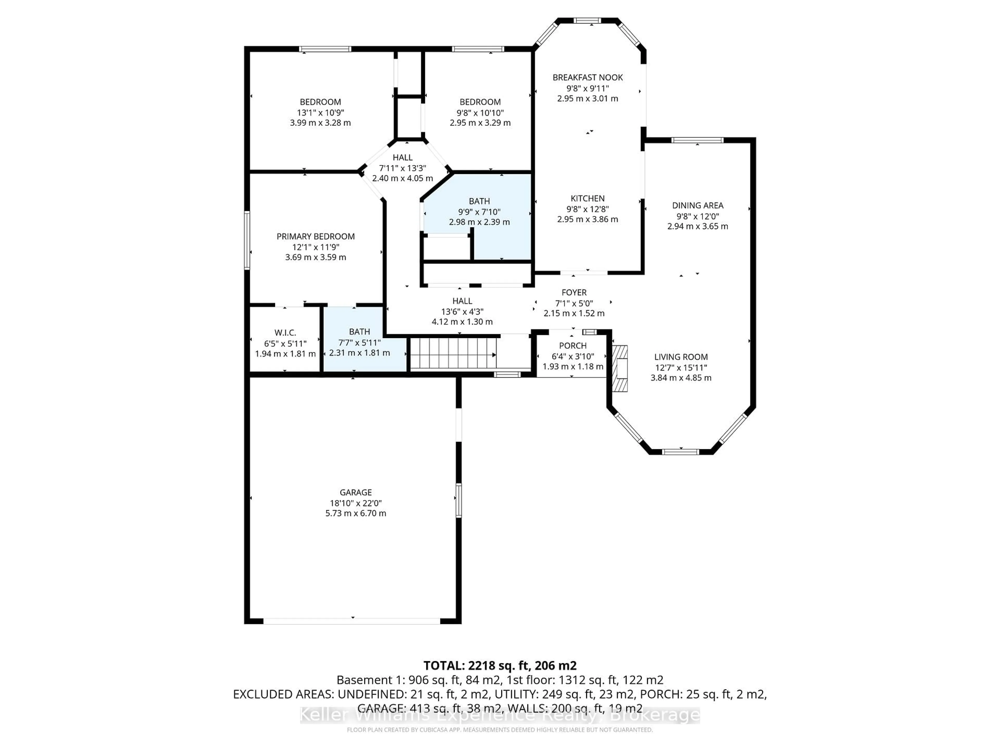 Floor plan for 11 Copeland St, Penetanguishene Ontario L9M 1K3