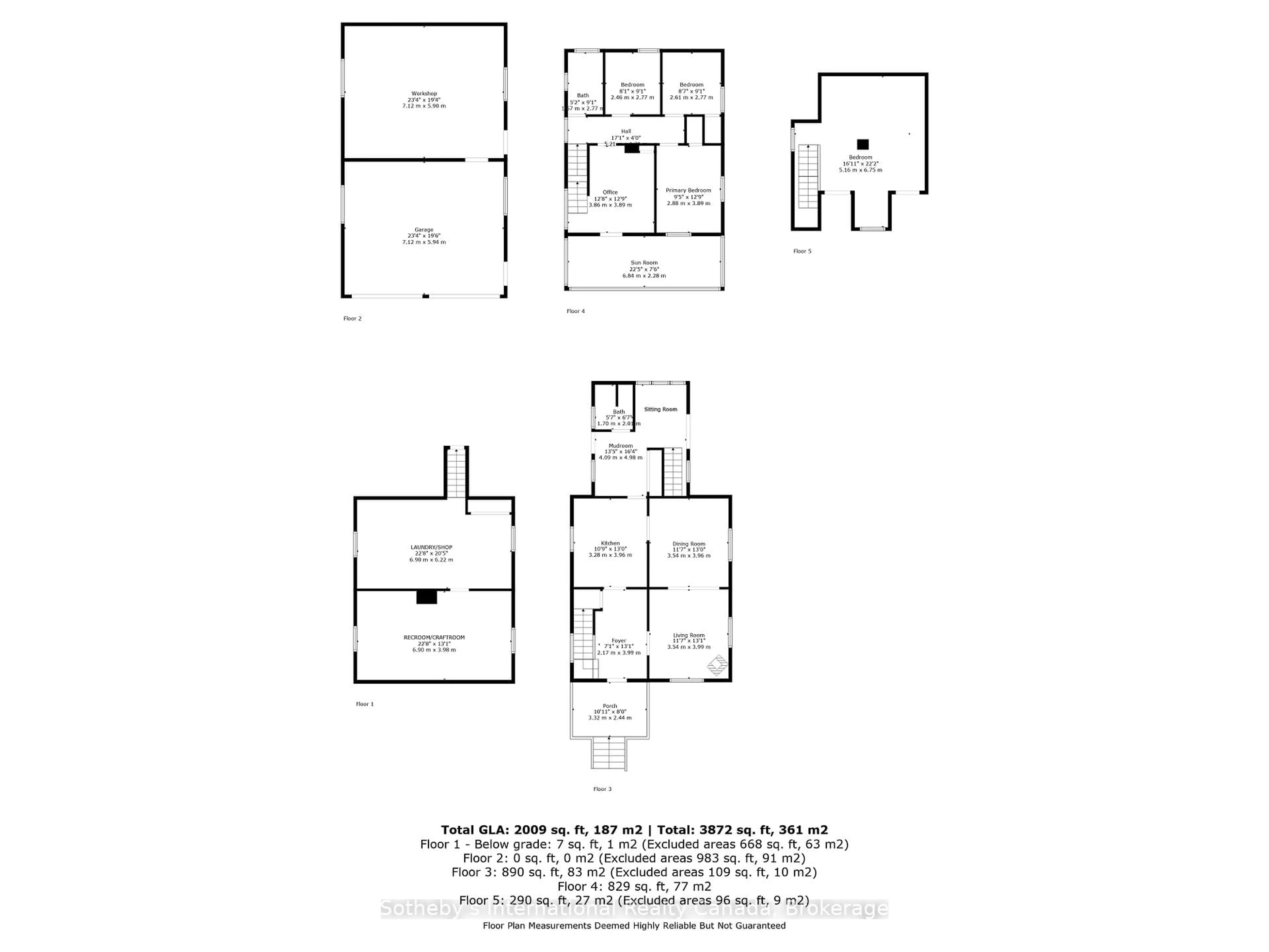 Floor plan for 12 Elizabeth St, Clearview Ontario L0M 1G0