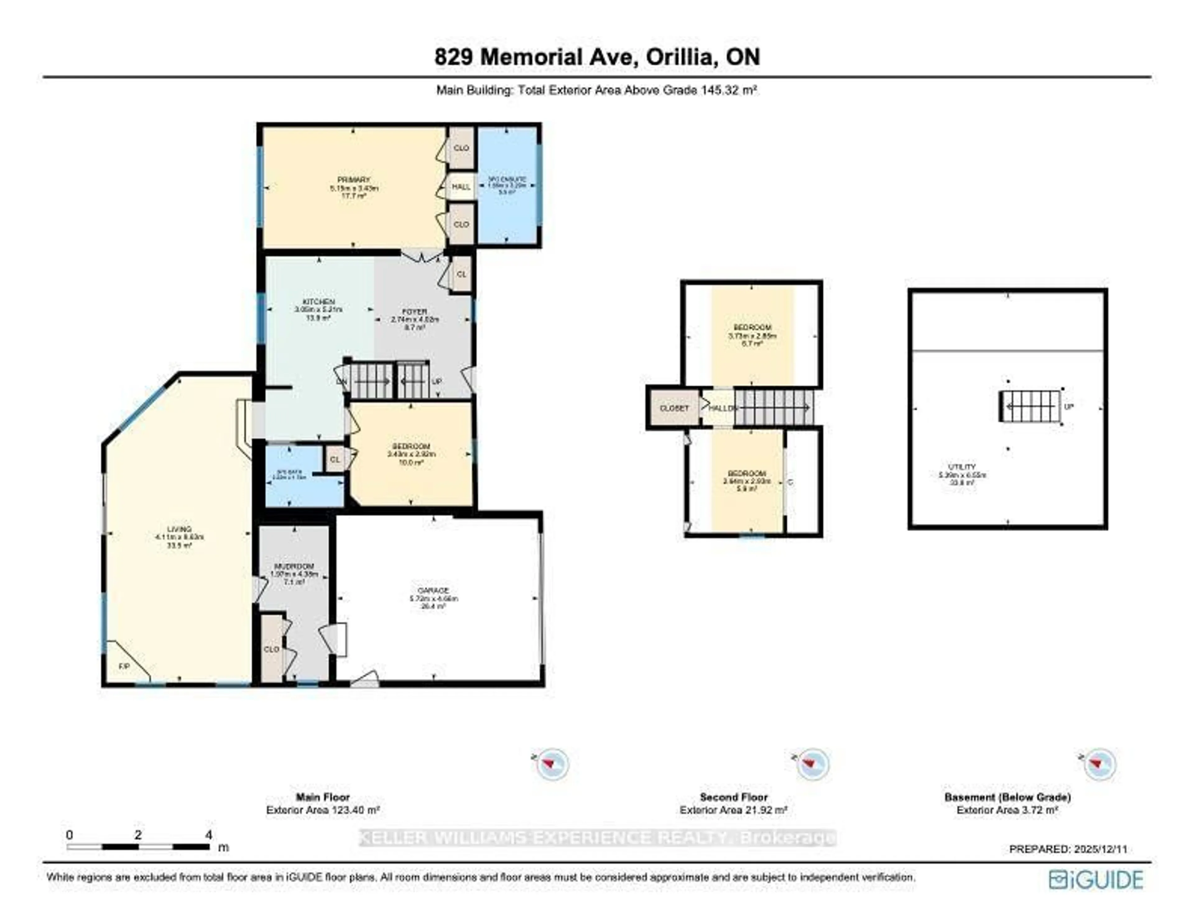 Floor plan for 829 Memorial Ave, Orillia Ontario L3V 0T7