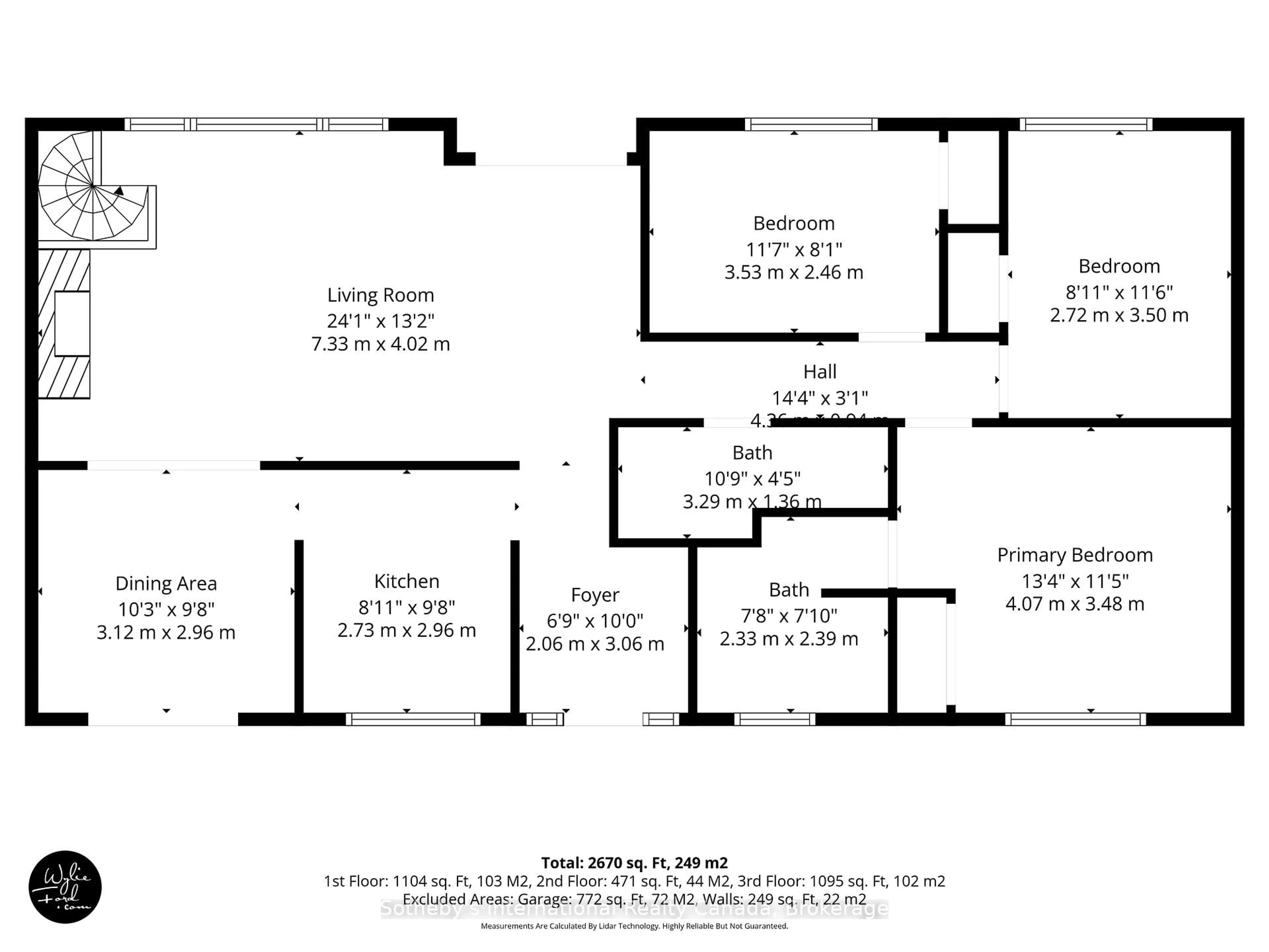Floor plan for 1420 Tiny Beaches Rd, Tiny Ontario L9M 0H3