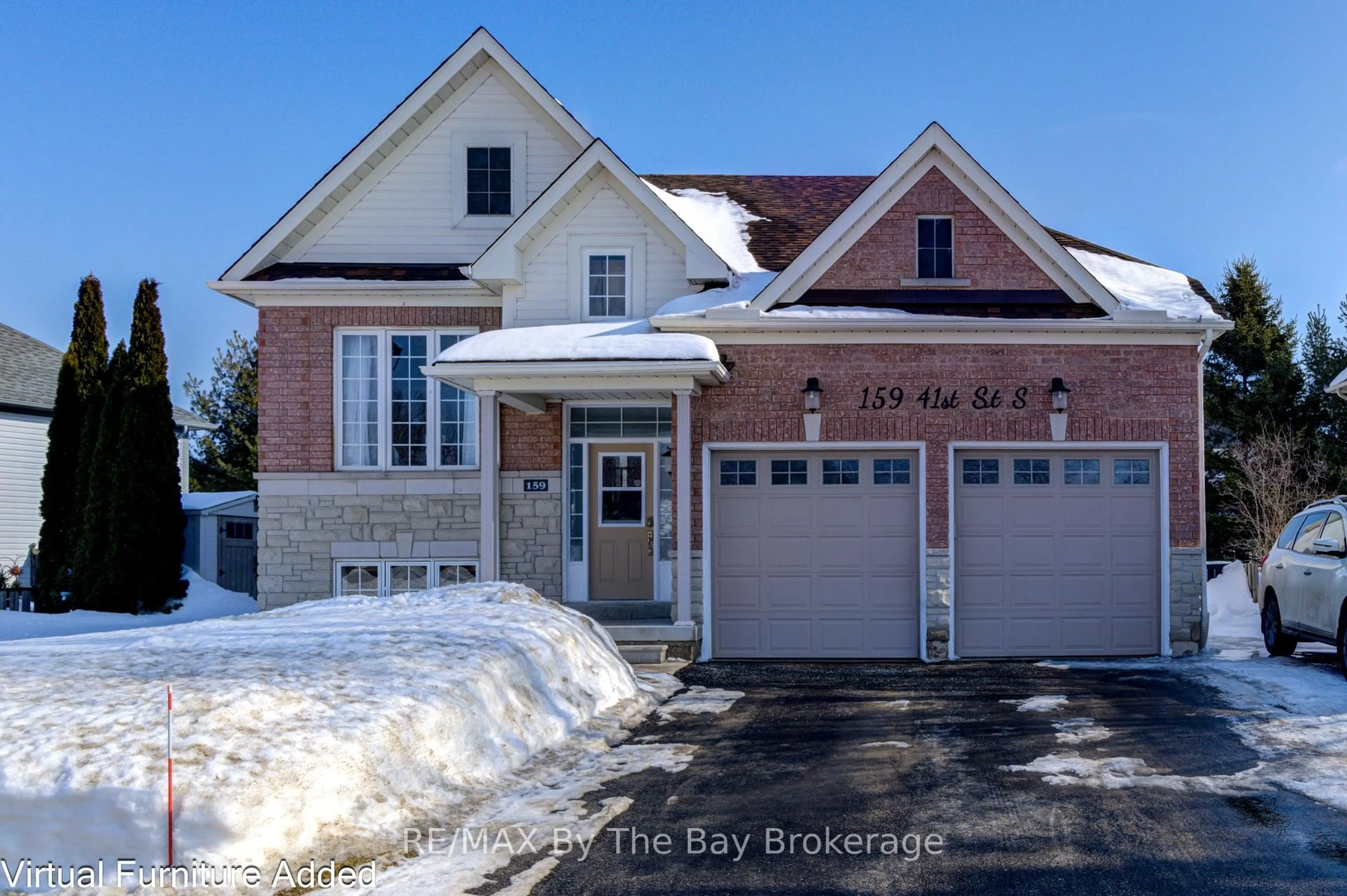 Home with brick exterior material, street for 159 41st St, Wasaga Beach Ontario L9Z 2A4