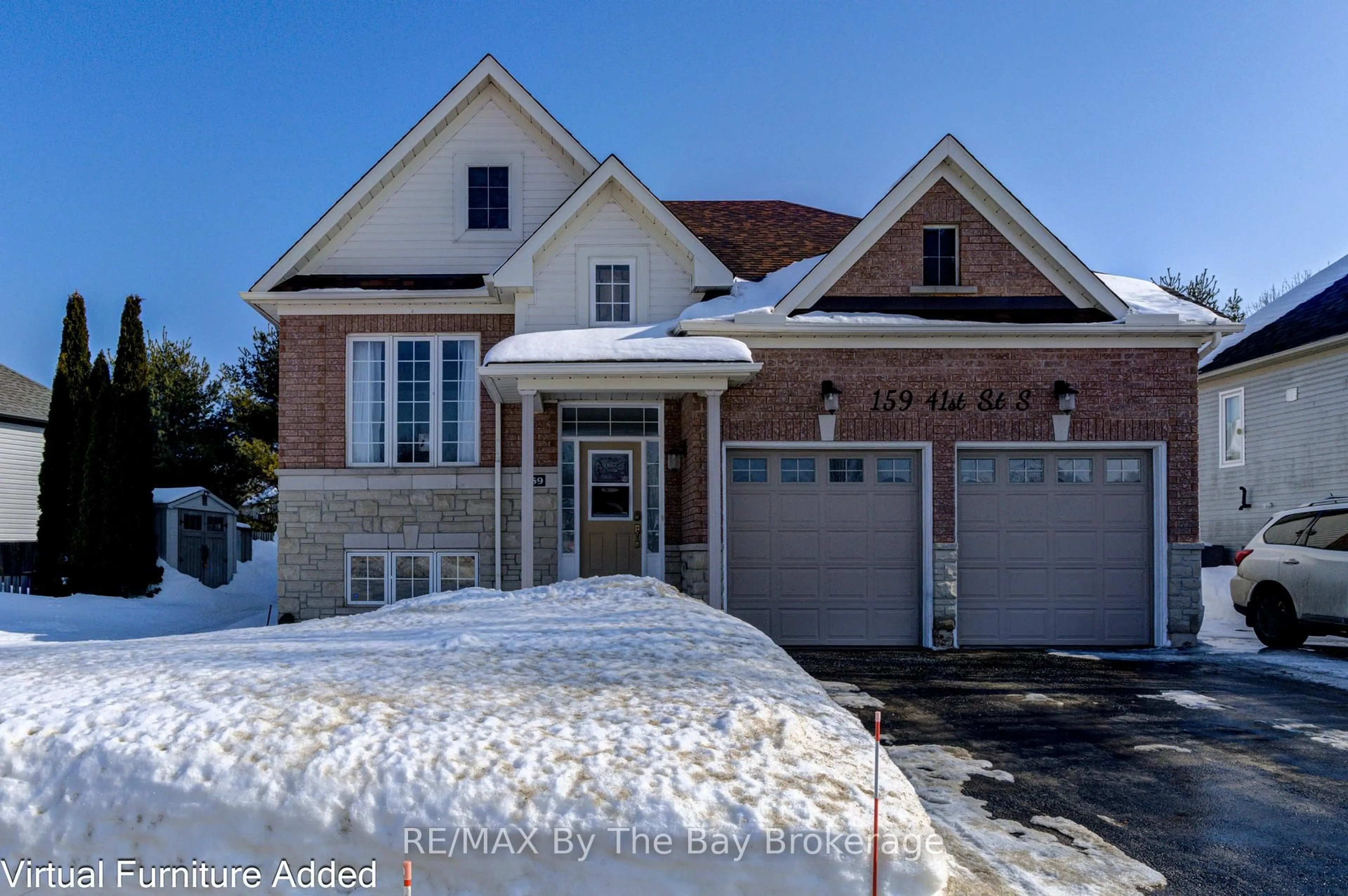 Home with brick exterior material, street for 159 41st St, Wasaga Beach Ontario L9Z 2A4