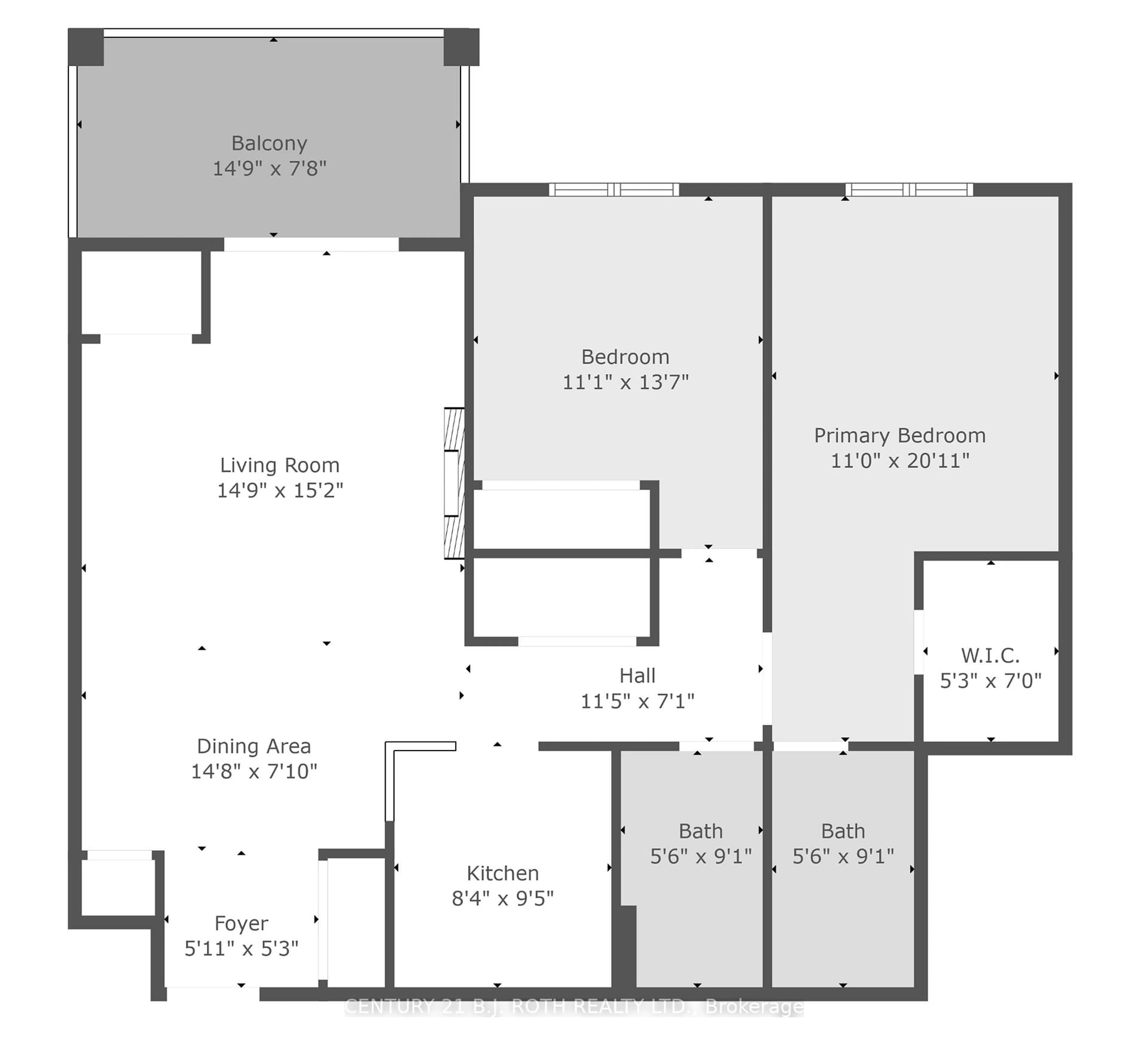 Floor plan for 5 GREENWICH St #304, Barrie Ontario L4N 7Y8