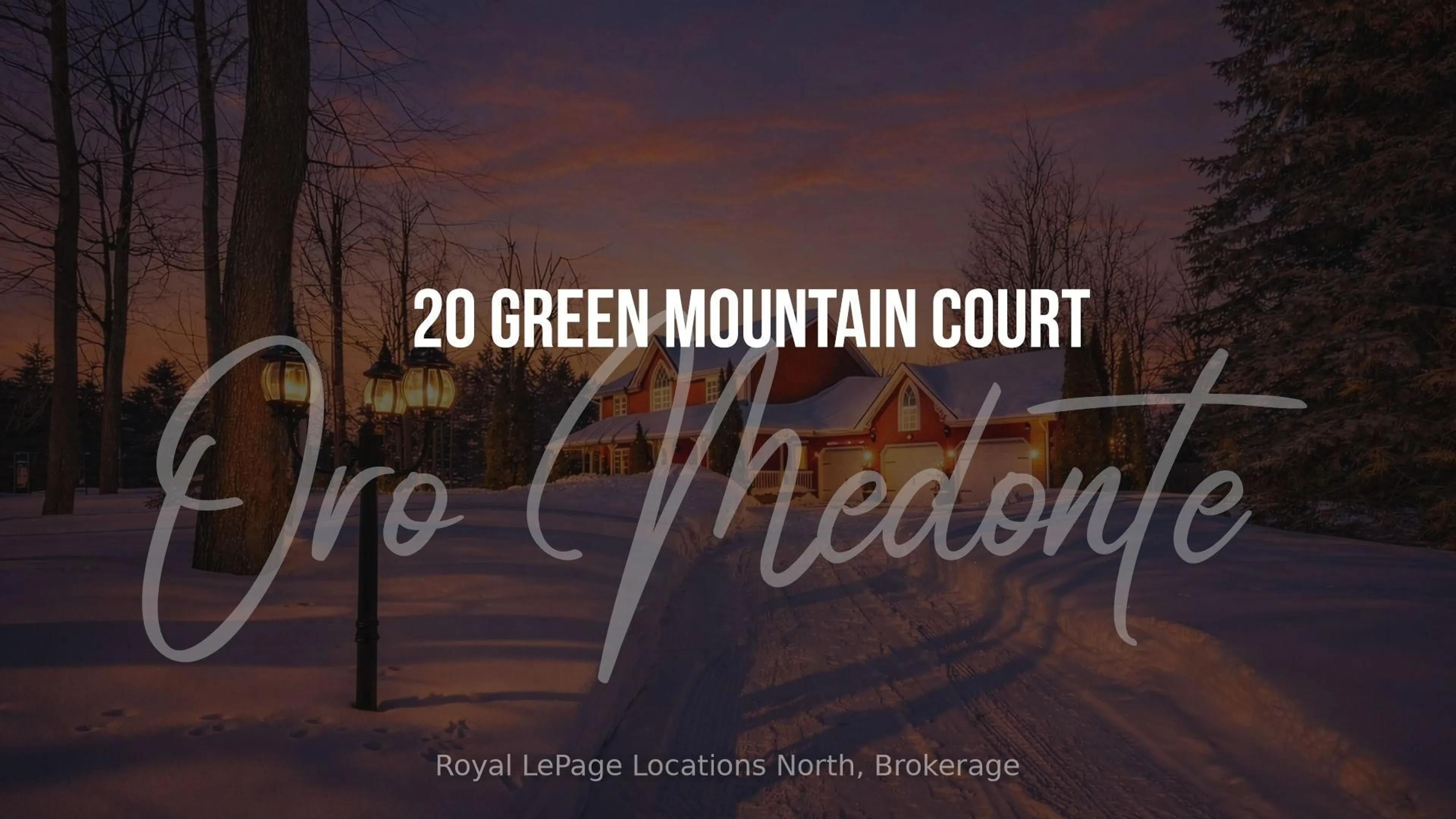 Unknown for 20 Green Mountain Crt, Oro-Medonte Ontario L0L 2L0