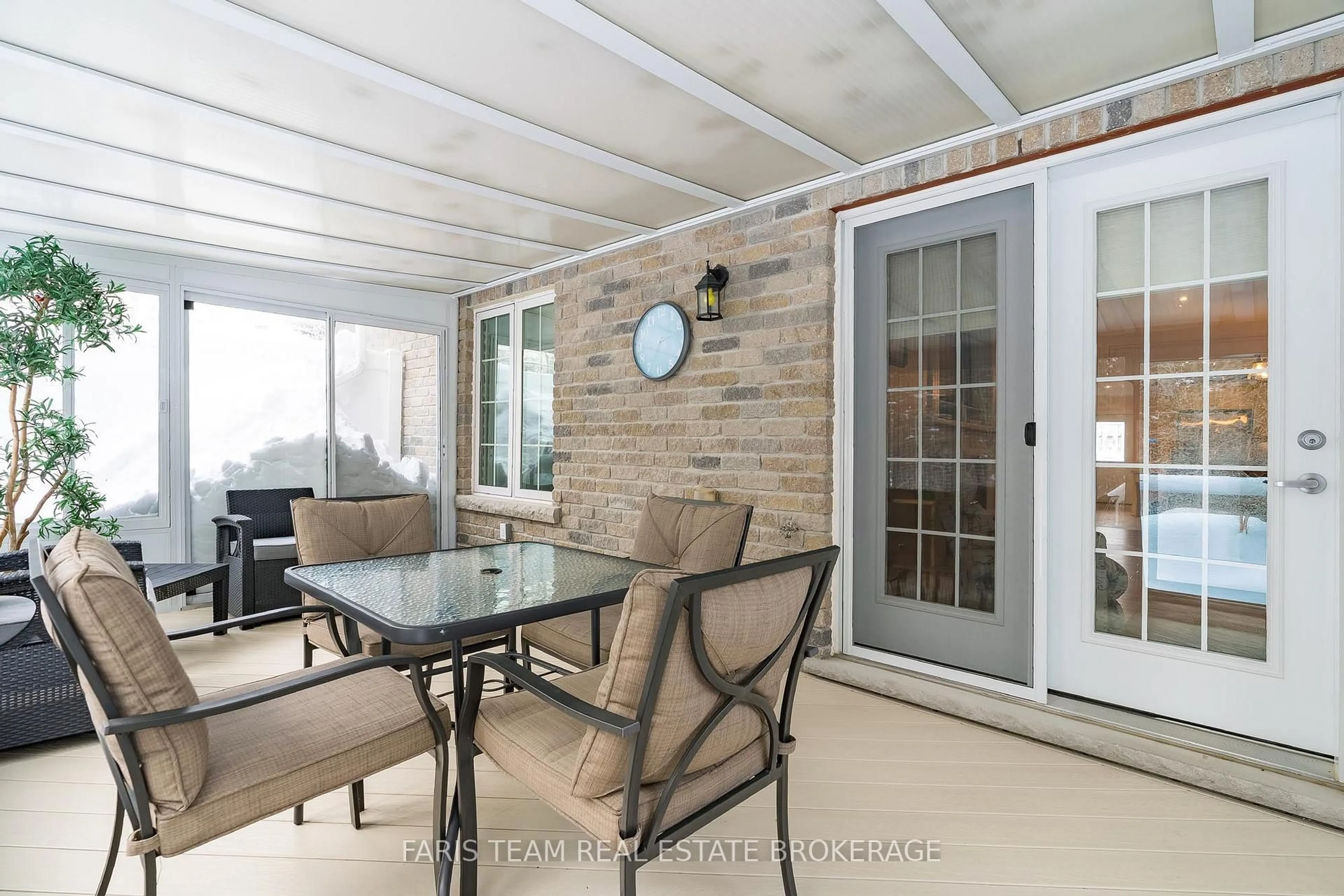 Patio, water/lake/river/ocean view for 189 Greenway Dr, Wasaga Beach Ontario L9Z 0E6