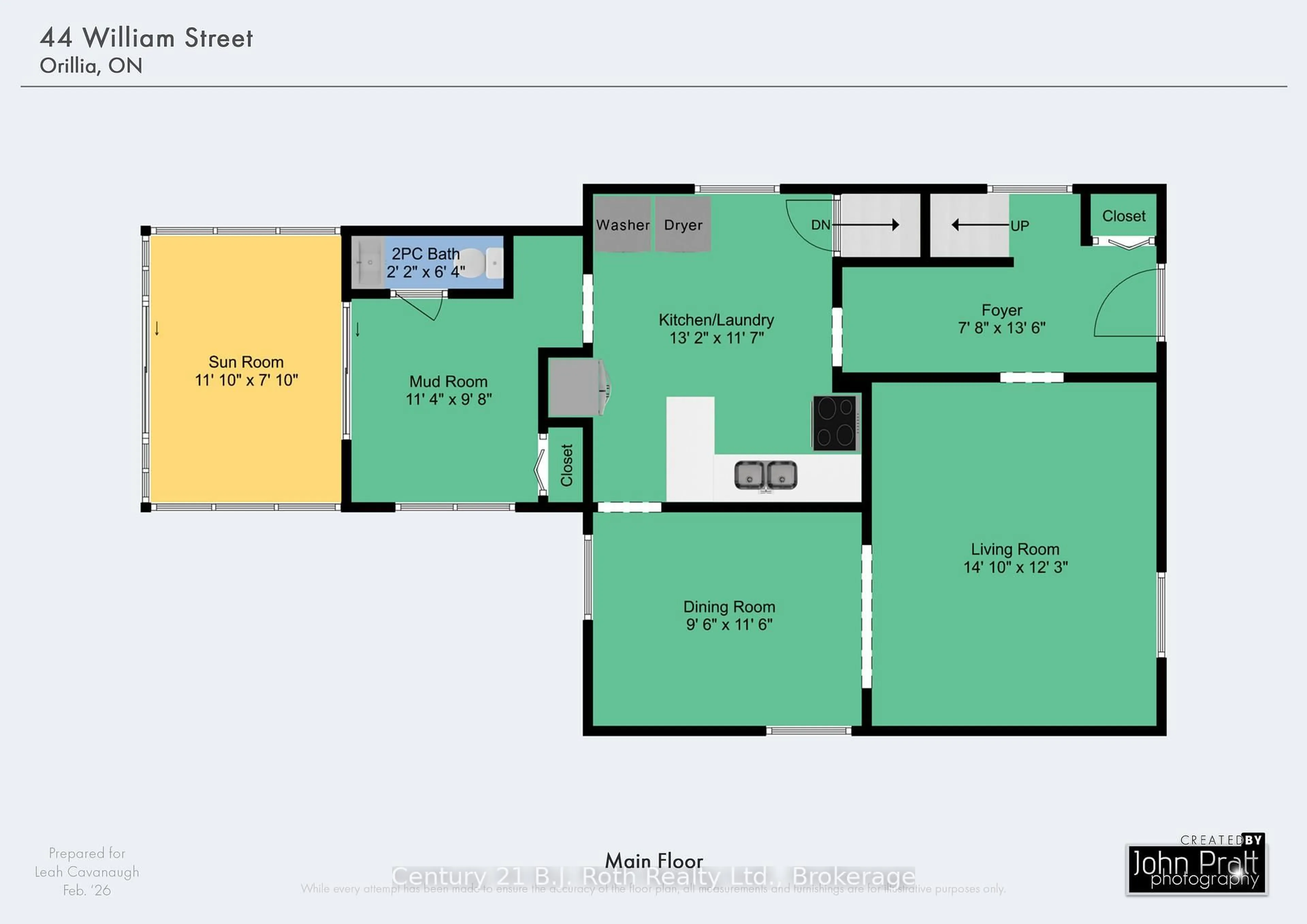 Floor plan for 44 William St, Orillia Ontario L3V 5N5