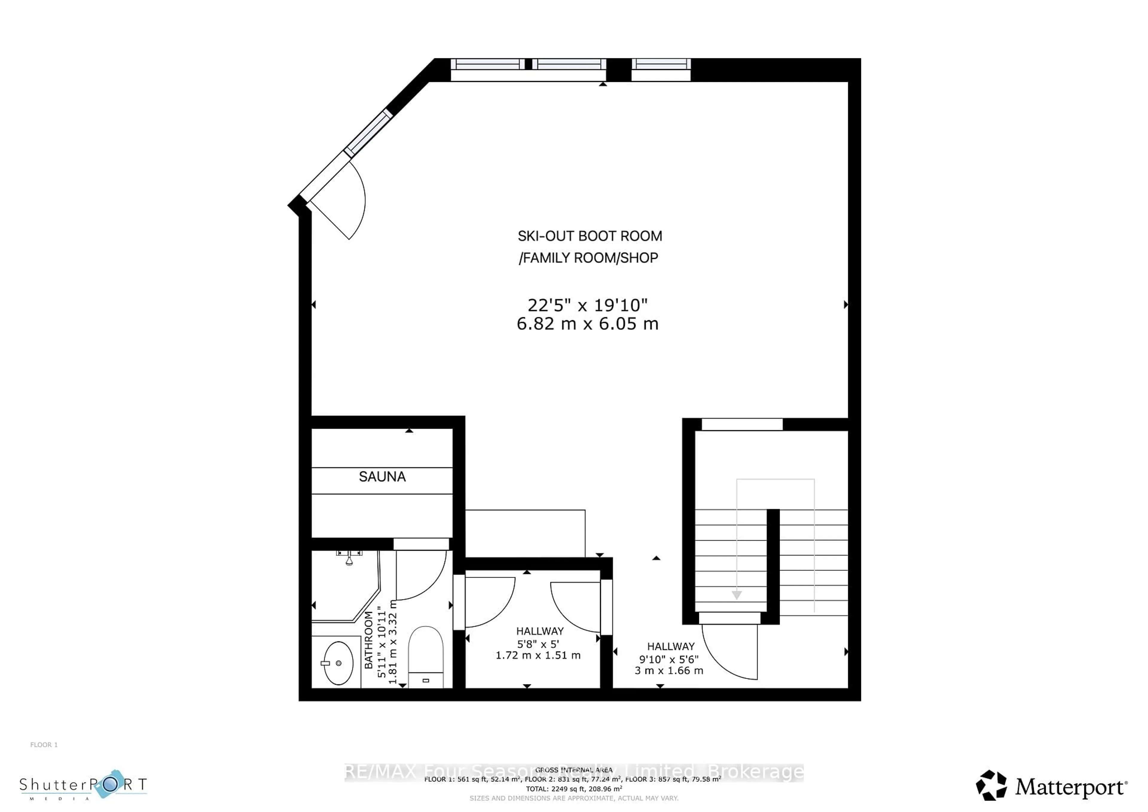 Floor plan for 1945 Nottawasaga Concession 10 #11, Clearview Ontario L0M 1H0