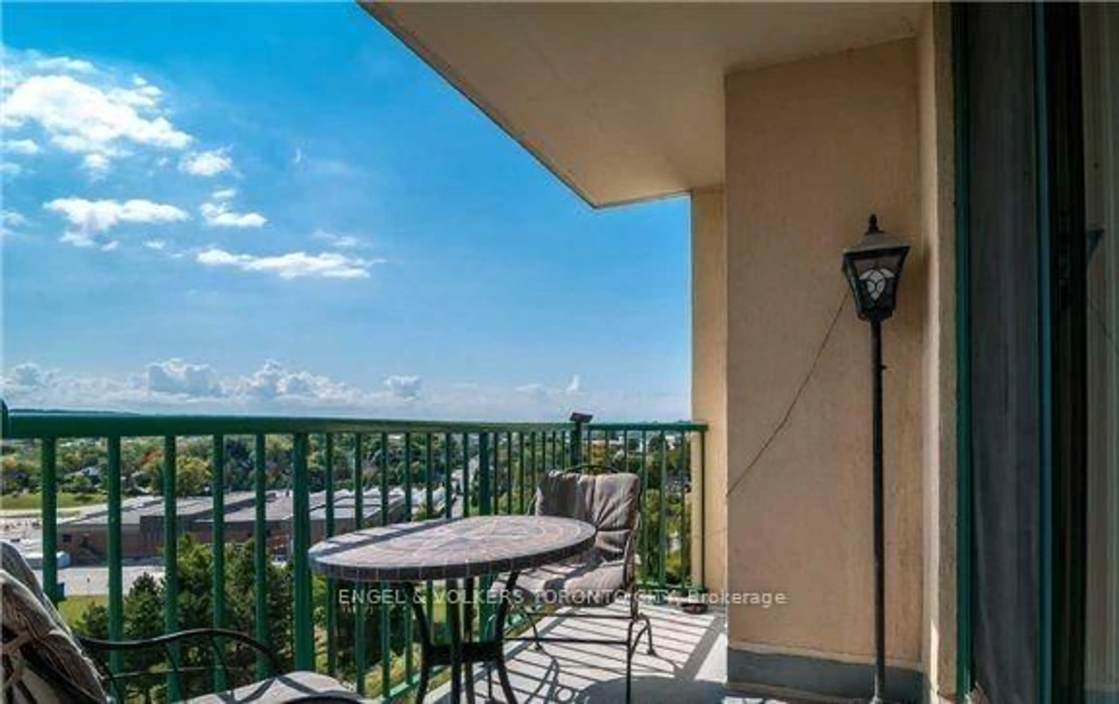 Balcony in the apartment, water/lake/river/ocean view for 75 Ellen St #1111, Barrie Ontario L4N 3A5