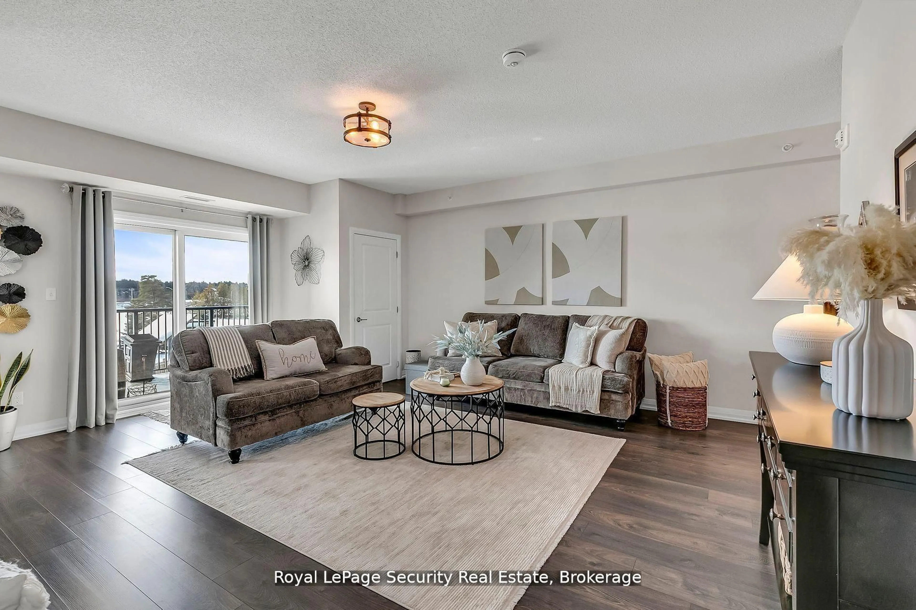 Living room with furniture, unknown for 54 Koda St #217, Barrie Ontario L9J 0J6