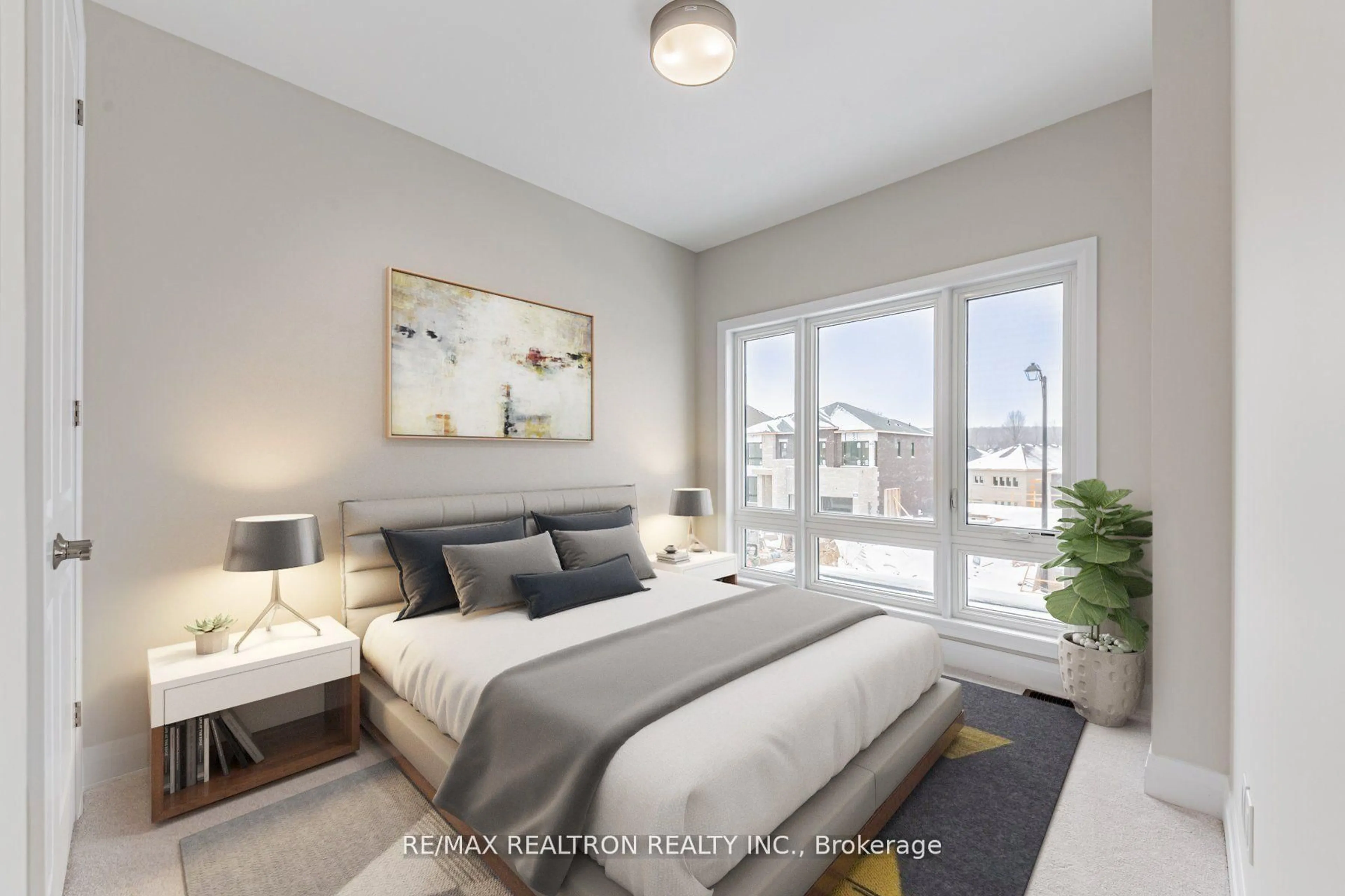 Bedroom with bed, unknown for 31 Sweet Cicely St, Springwater Ontario L9X 2C7