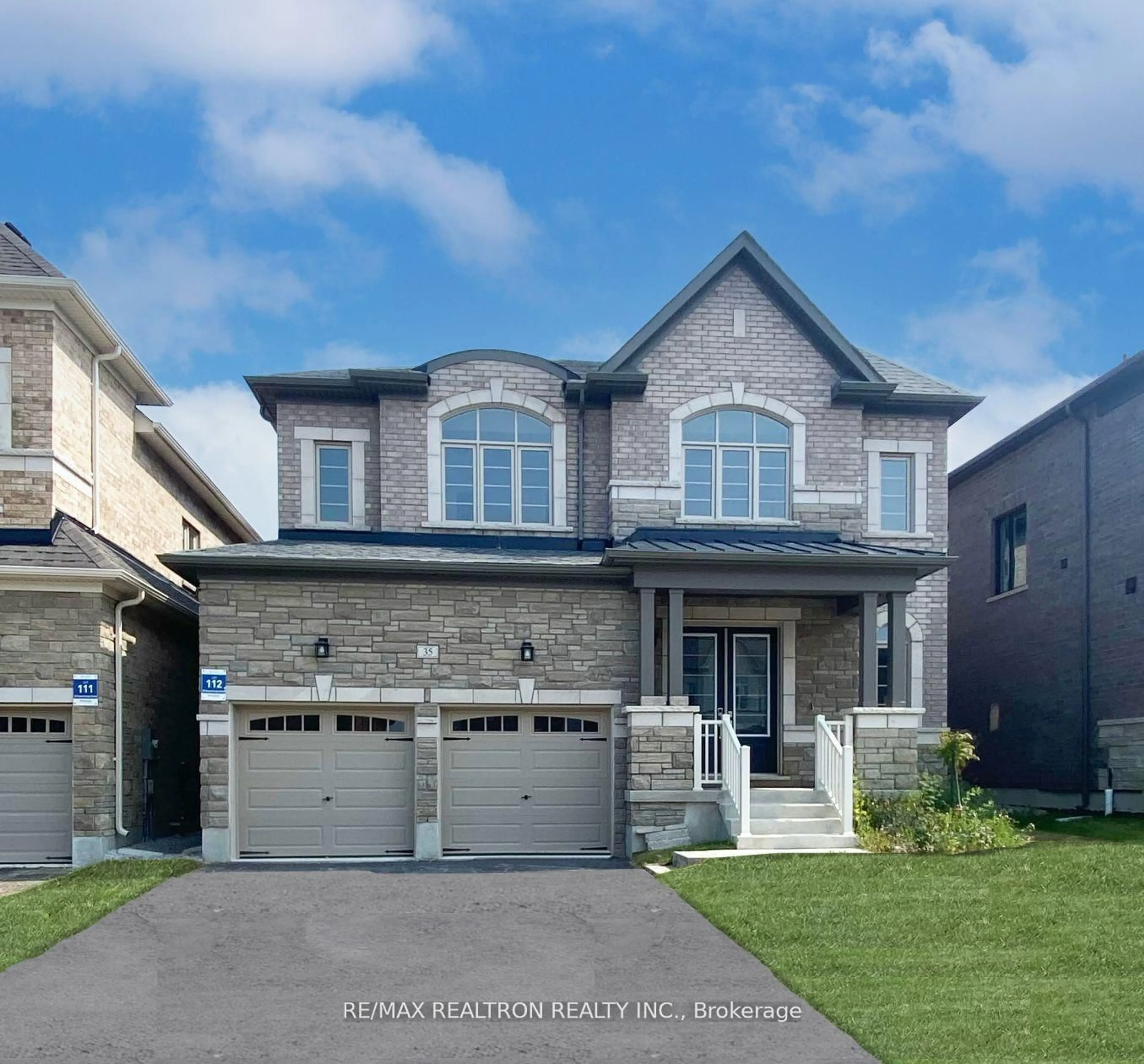 Home with brick exterior material, street for 35 Sweet Cicely St, Springwater Ontario L9X 2C7