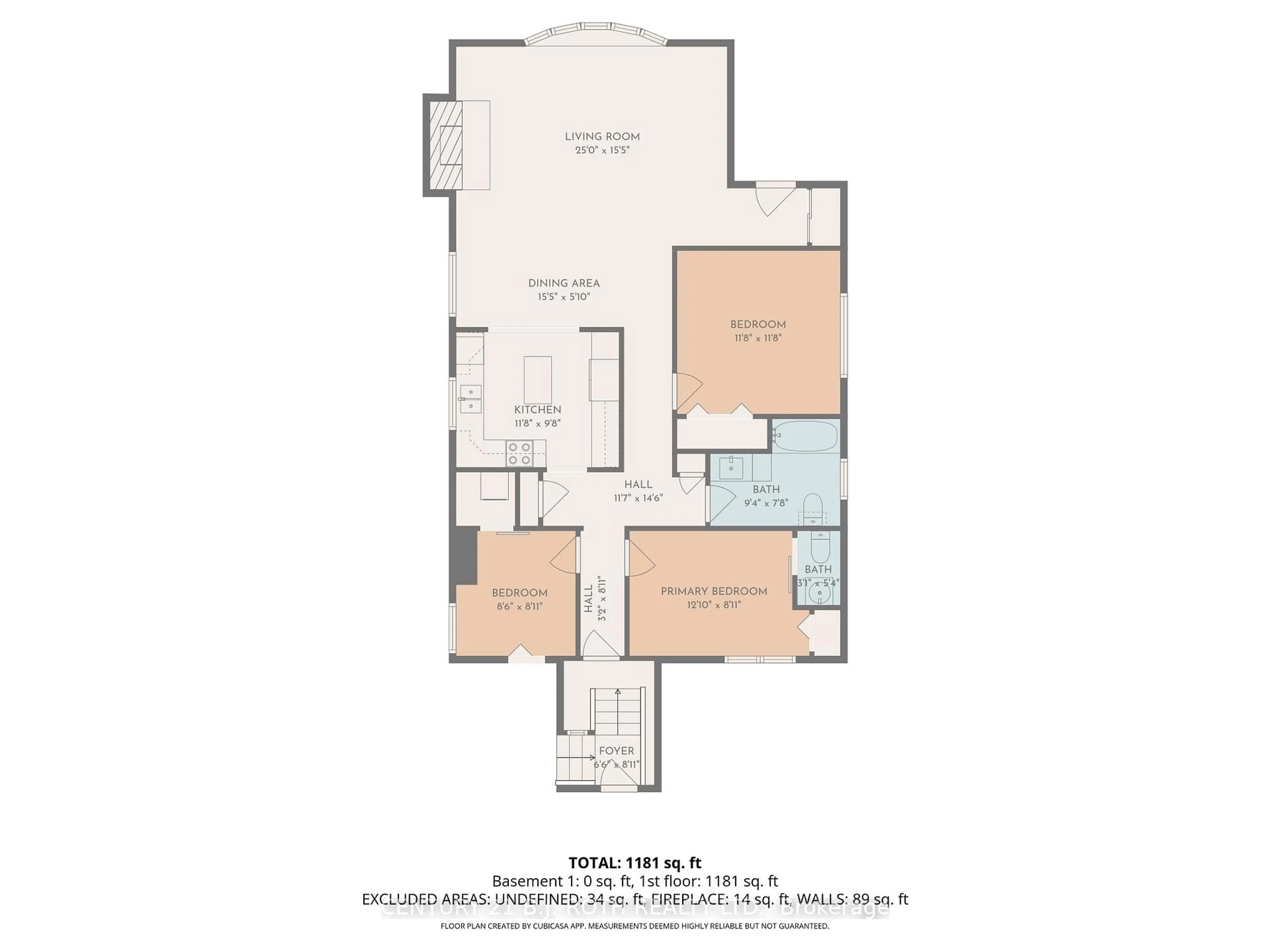 Floor plan for 22 Sheppard St, Severn Ontario L0K 1E0