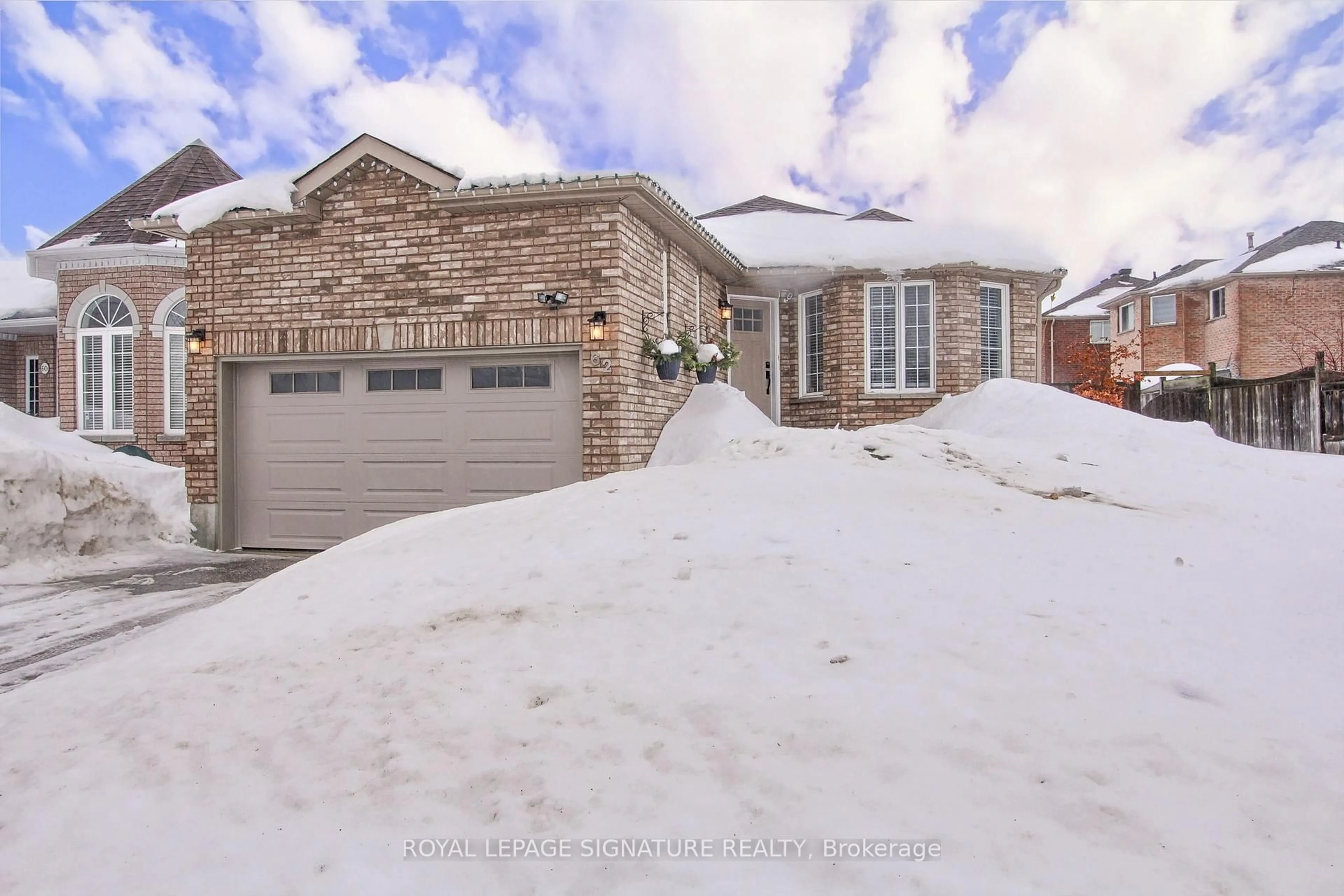 Home with brick exterior material, street for 62 CLOUGHLEY Dr, Barrie Ontario L4N 9T7