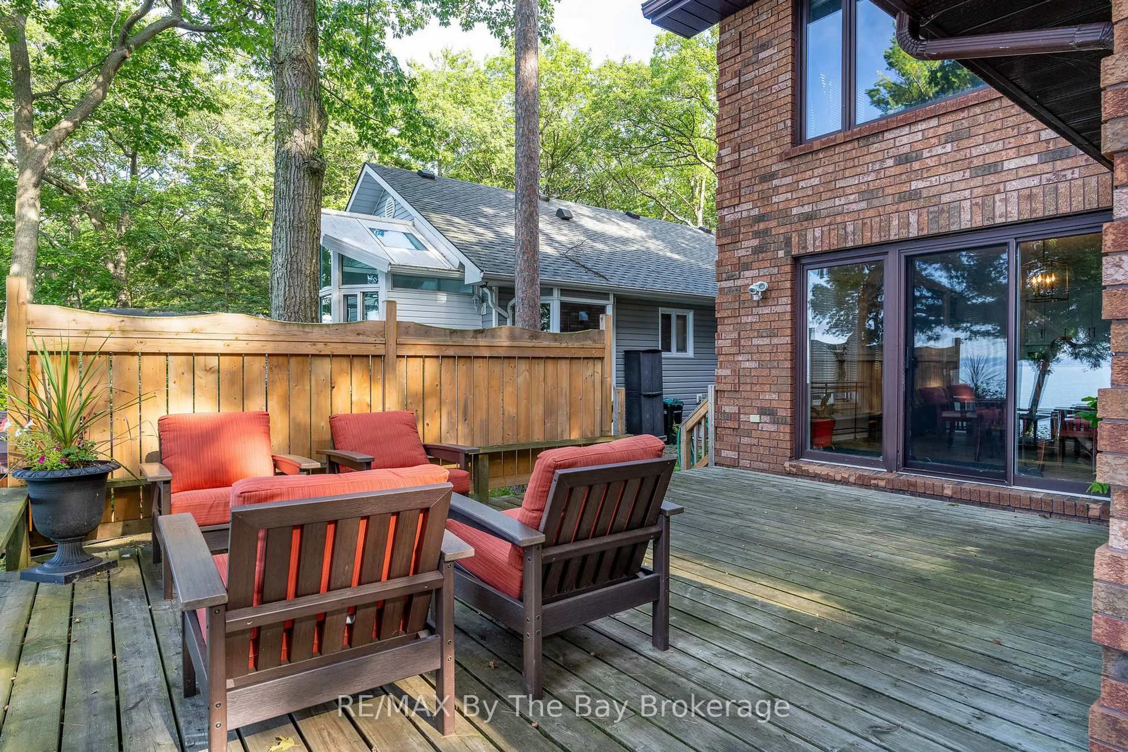 Patio, water/lake/river/ocean view for 38 Willow Dr, Tiny Ontario L0L 1P1
