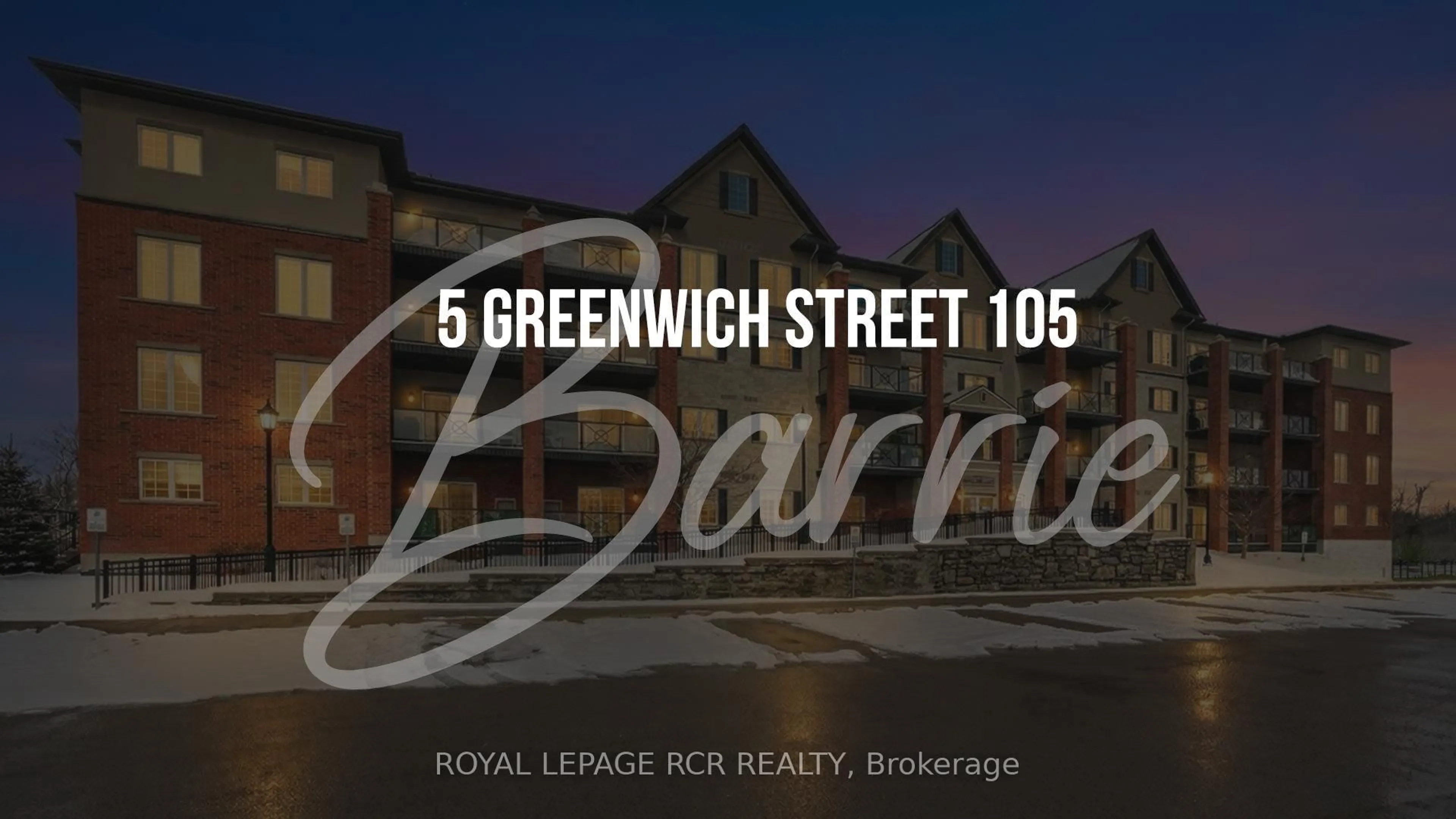 Blurry image for 5 Greenwich St #105, Barrie Ontario L4N 7Y8