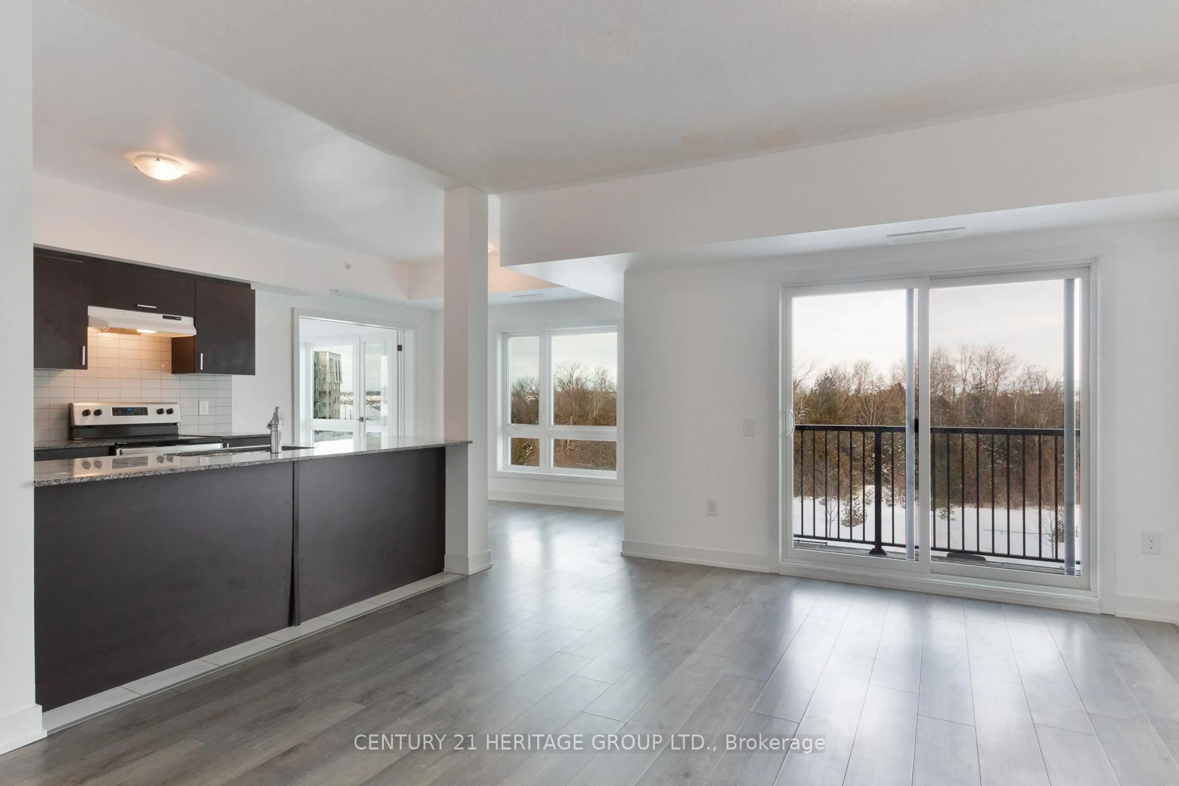 Open concept kitchen, unknown for 10 Culinary Lane #201, Barrie Ontario L9J 0C2