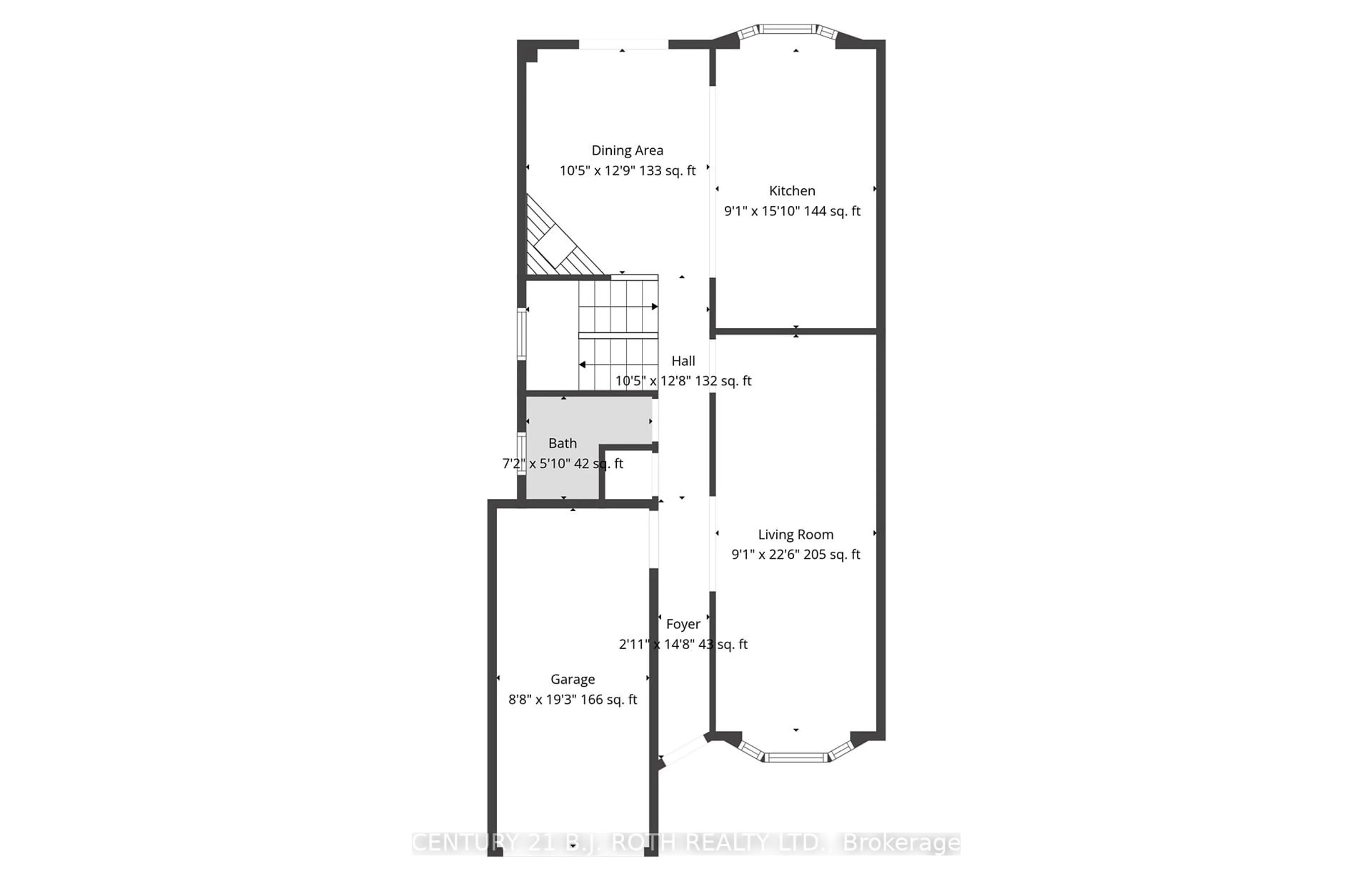 Floor plan for 13 Hadden Cres, Barrie Ontario L4M 6G6