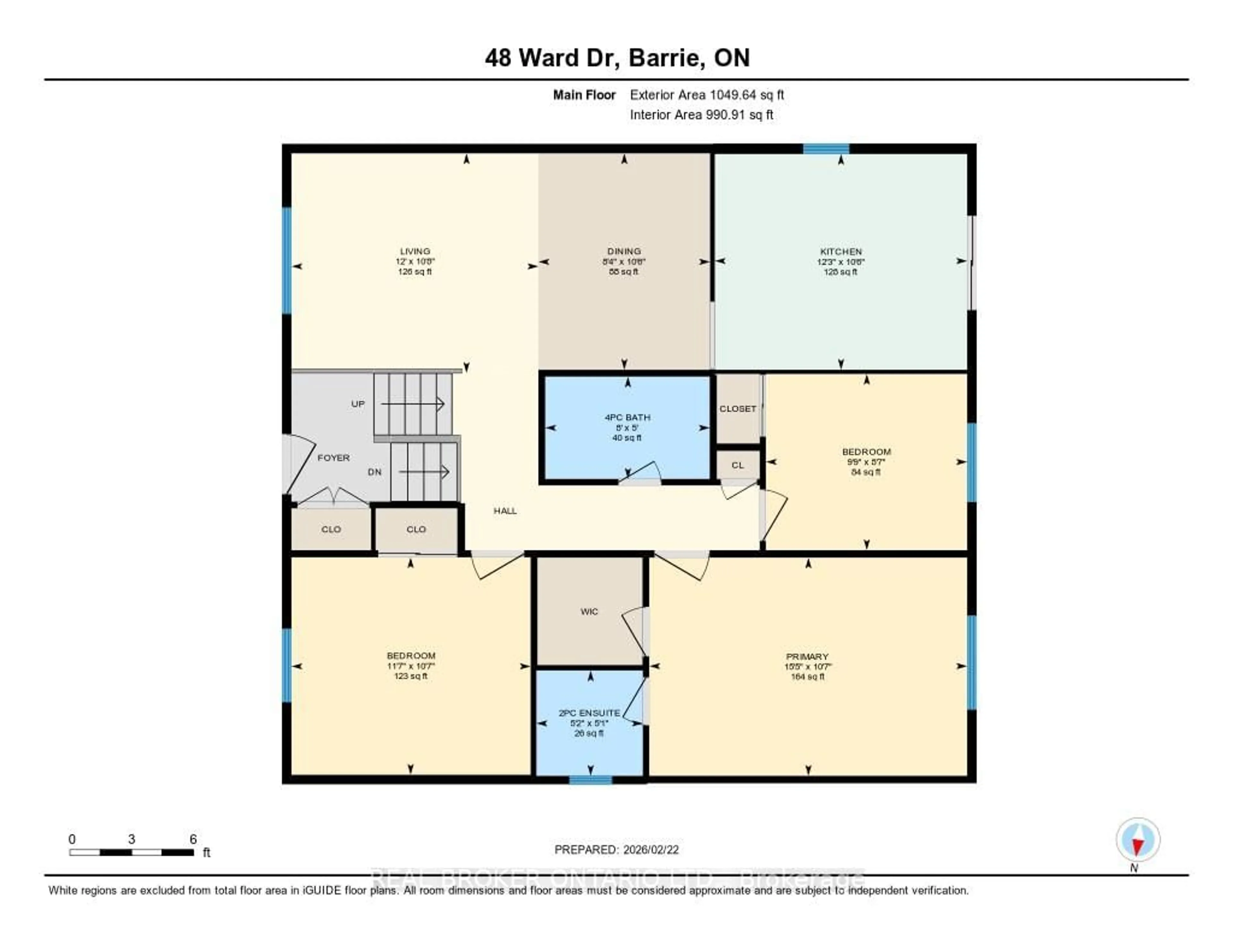 Floor plan for 48 Ward Dr, Barrie Ontario L4N 7P2