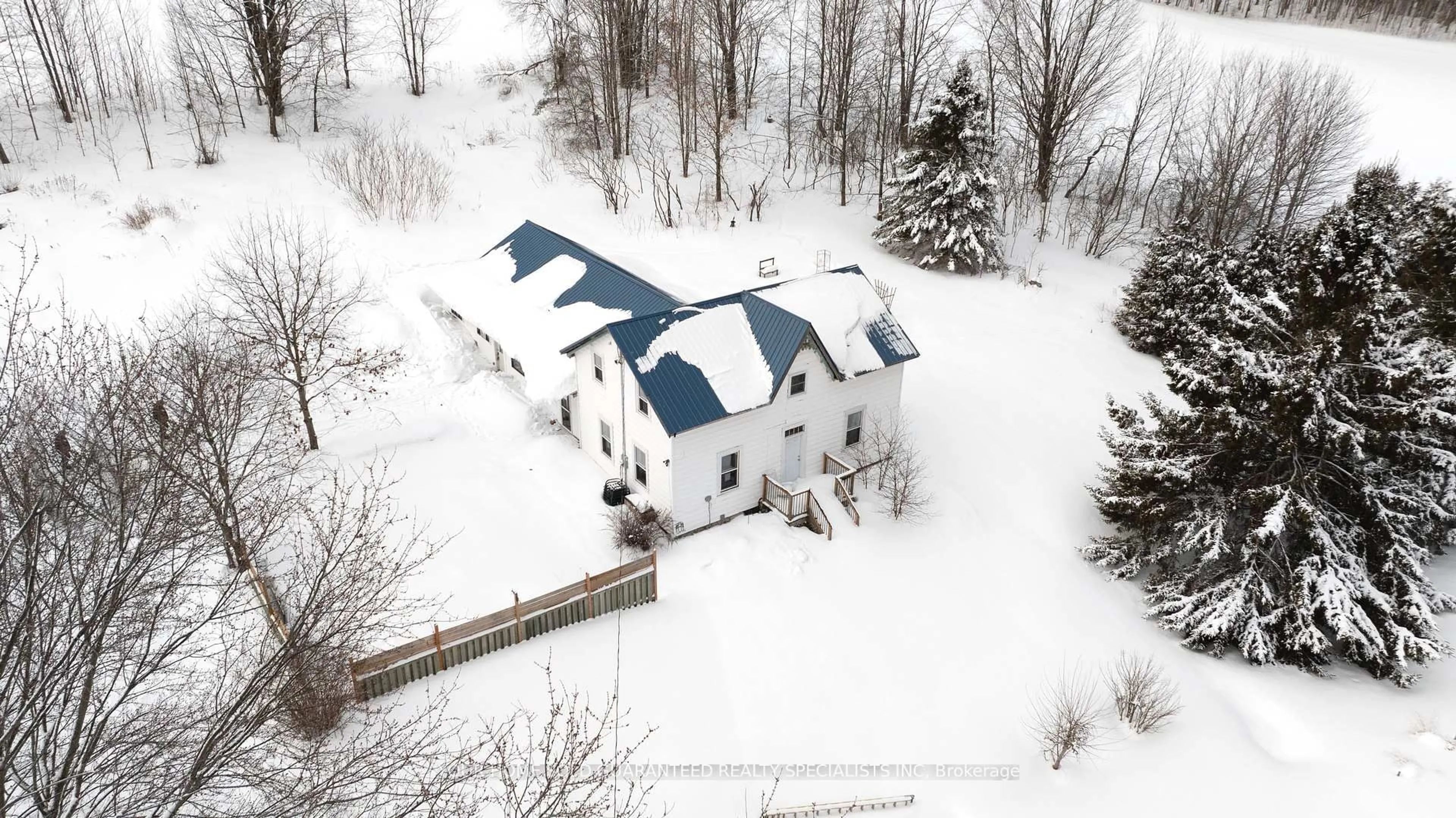 A pic from outside/outdoor area/front of a property/back of a property/a pic from drone, building for 4396 Penetanguishene Rd, Springwater Ontario L0L 1V0