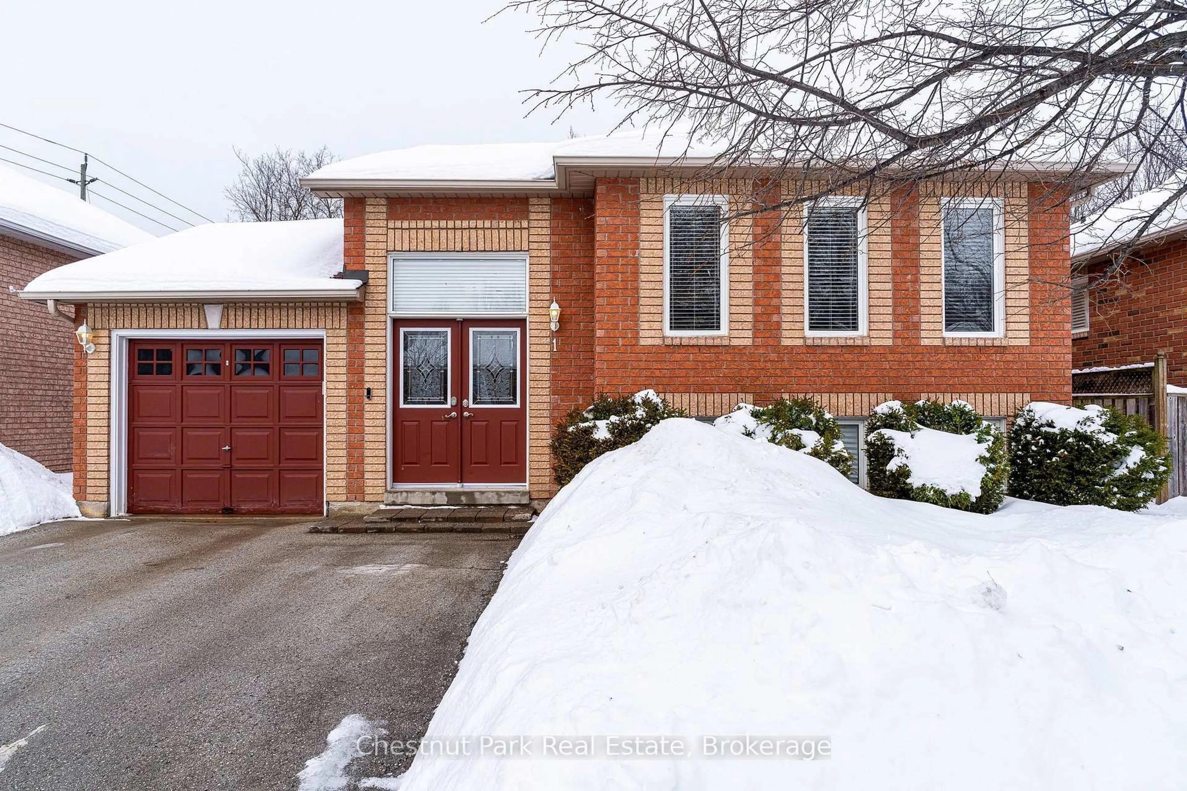 Home with brick exterior material, street for 1 Telfer Rd, Collingwood Ontario L9Y 5H5