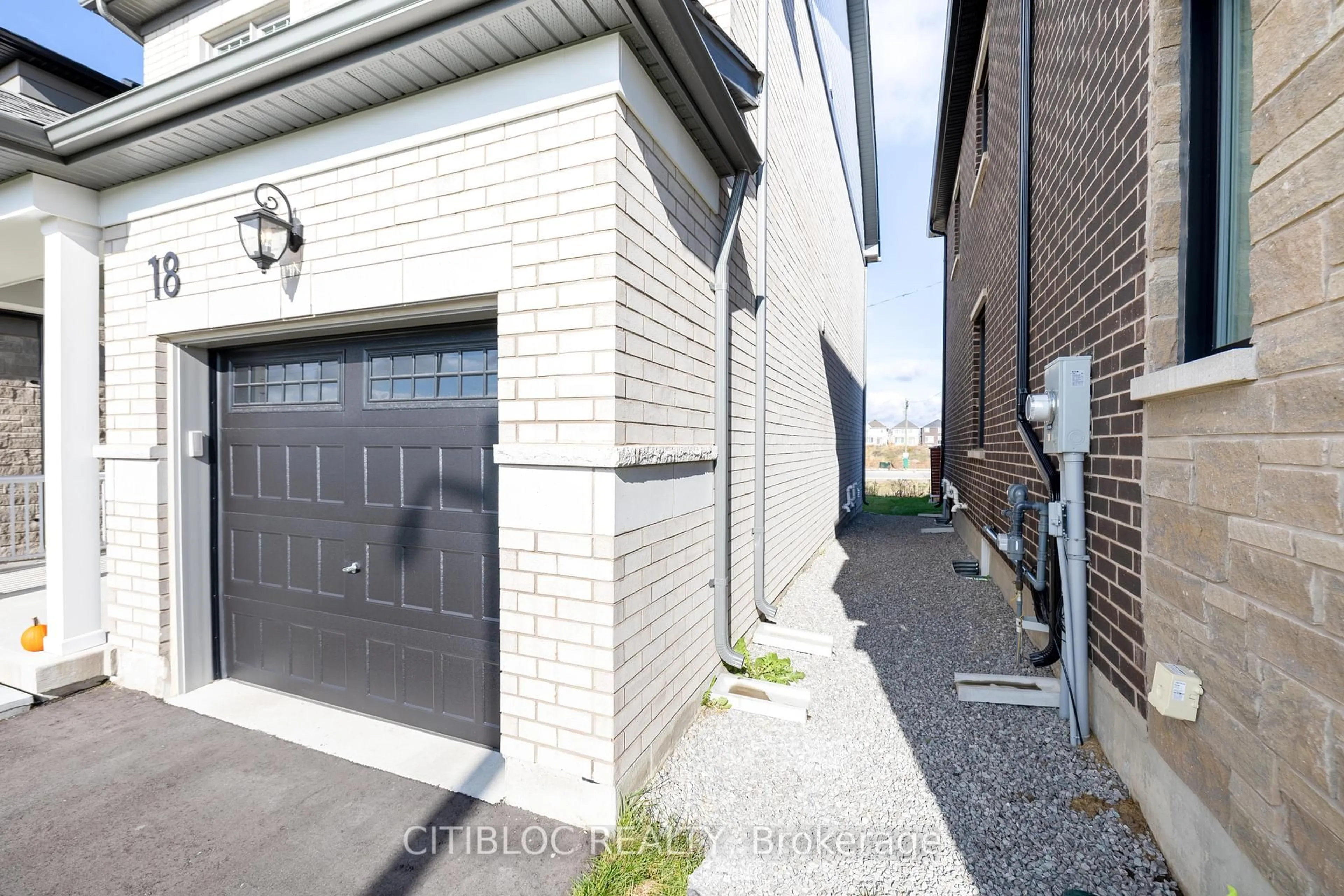 Home with brick exterior material, street for 18 McBride Tr, Barrie Ontario L9J 0Y9