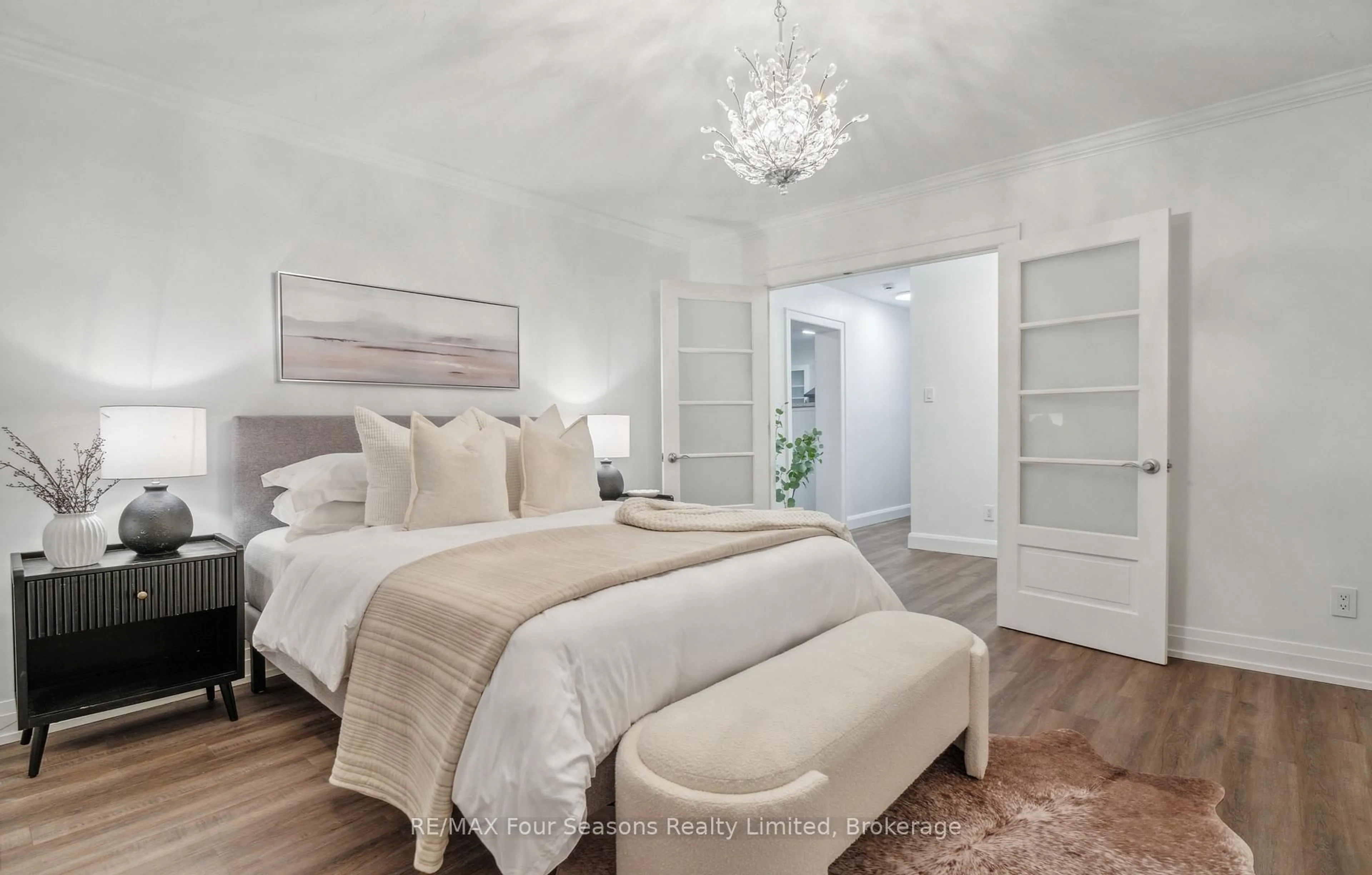 Bedroom with bed, unknown for 44 Trott Blvd #7, Collingwood Ontario L9Y 5B7