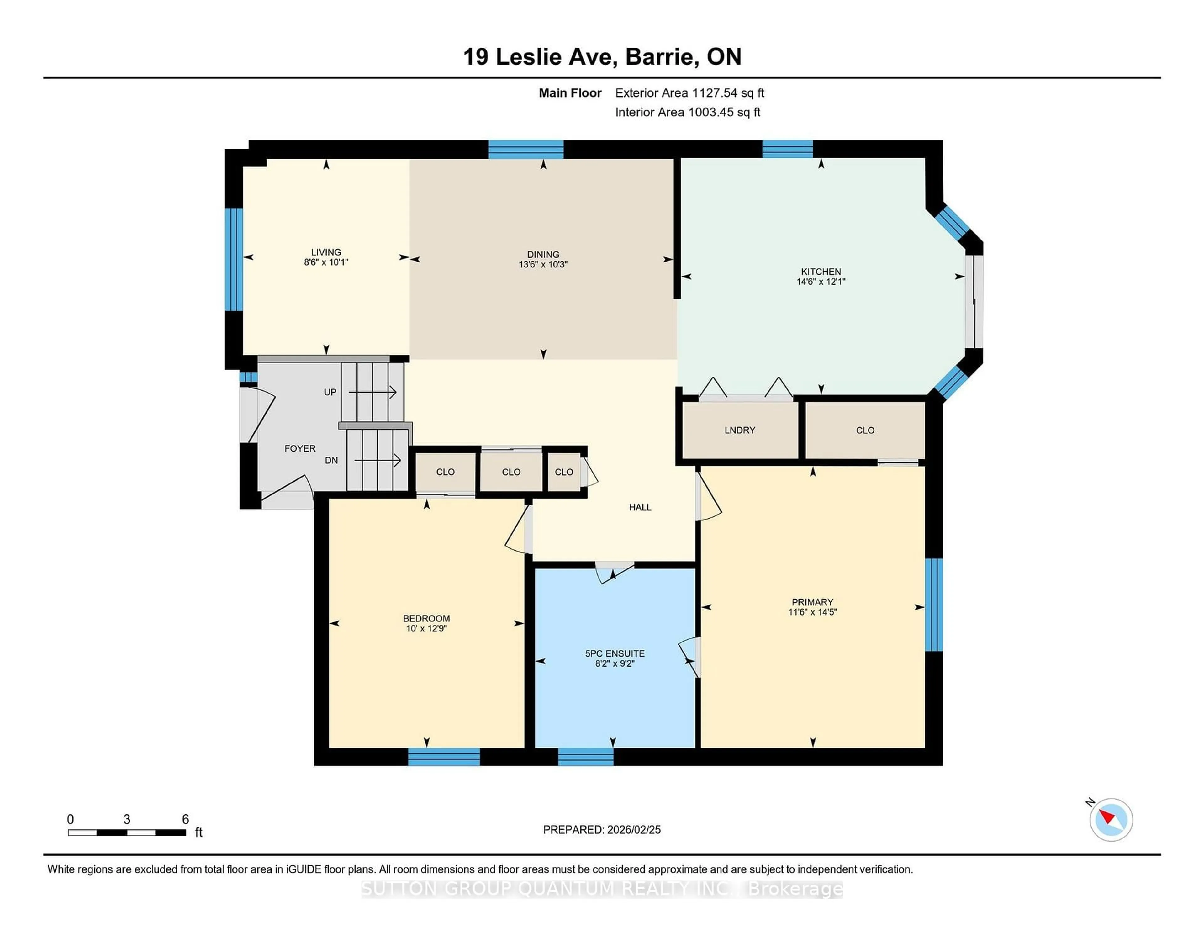 Floor plan for 19 LESLIE Ave, Barrie Ontario L4N 9N9