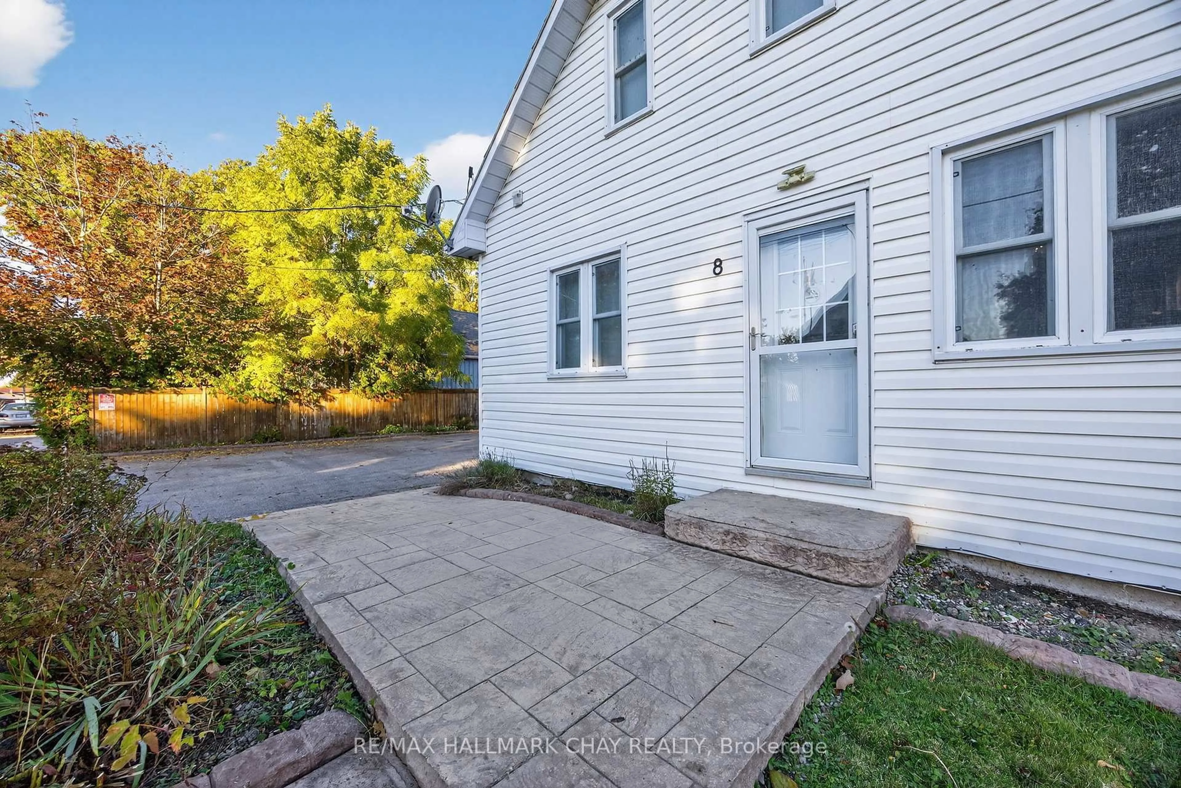 A pic from outside/outdoor area/front of a property/back of a property/a pic from drone, street for 8 John St, Springwater Ontario L0L 1P0