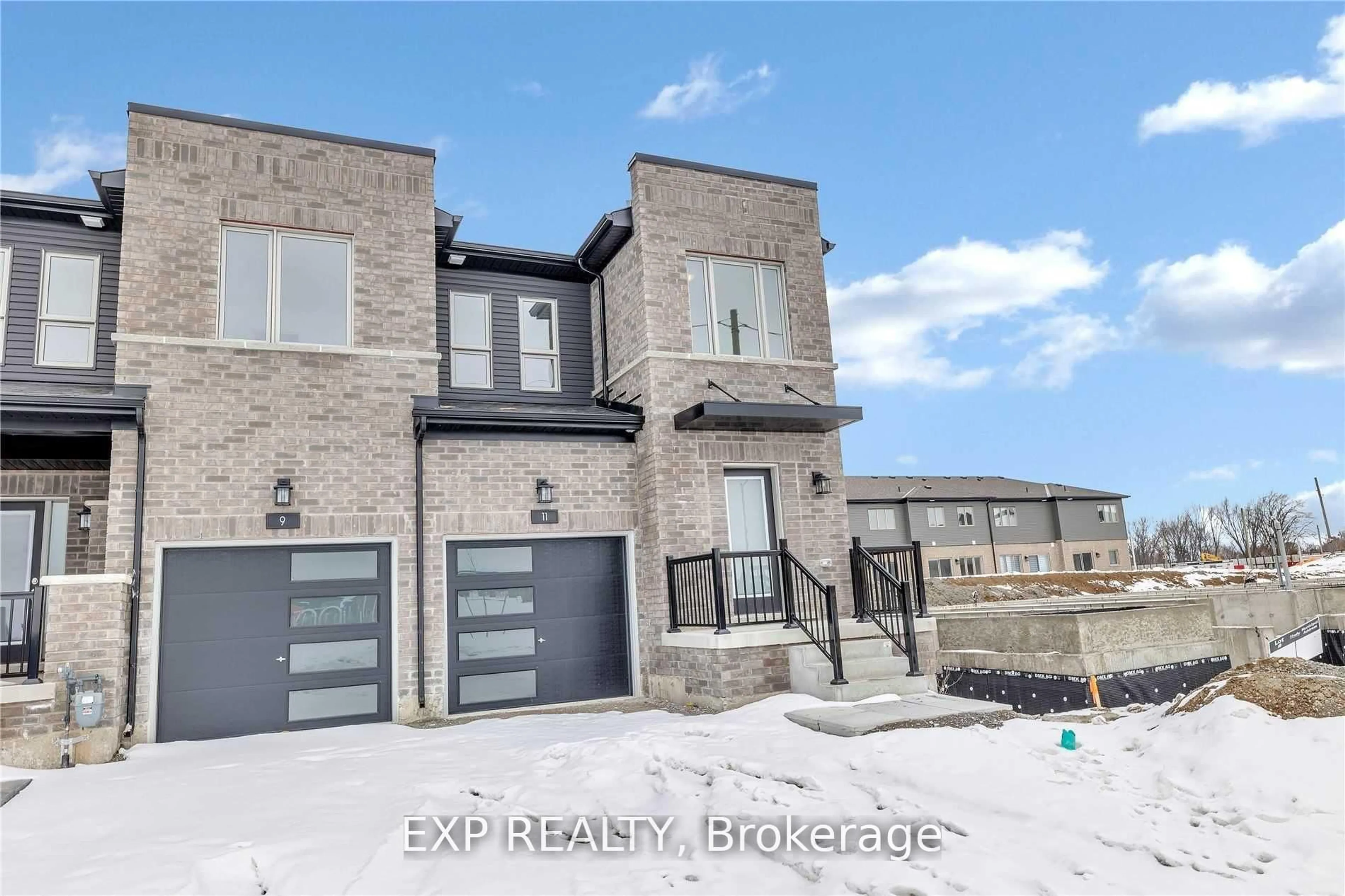 Home with brick exterior material, street for 11 Evergreen Terr, Barrie Ontario L9J 0M6