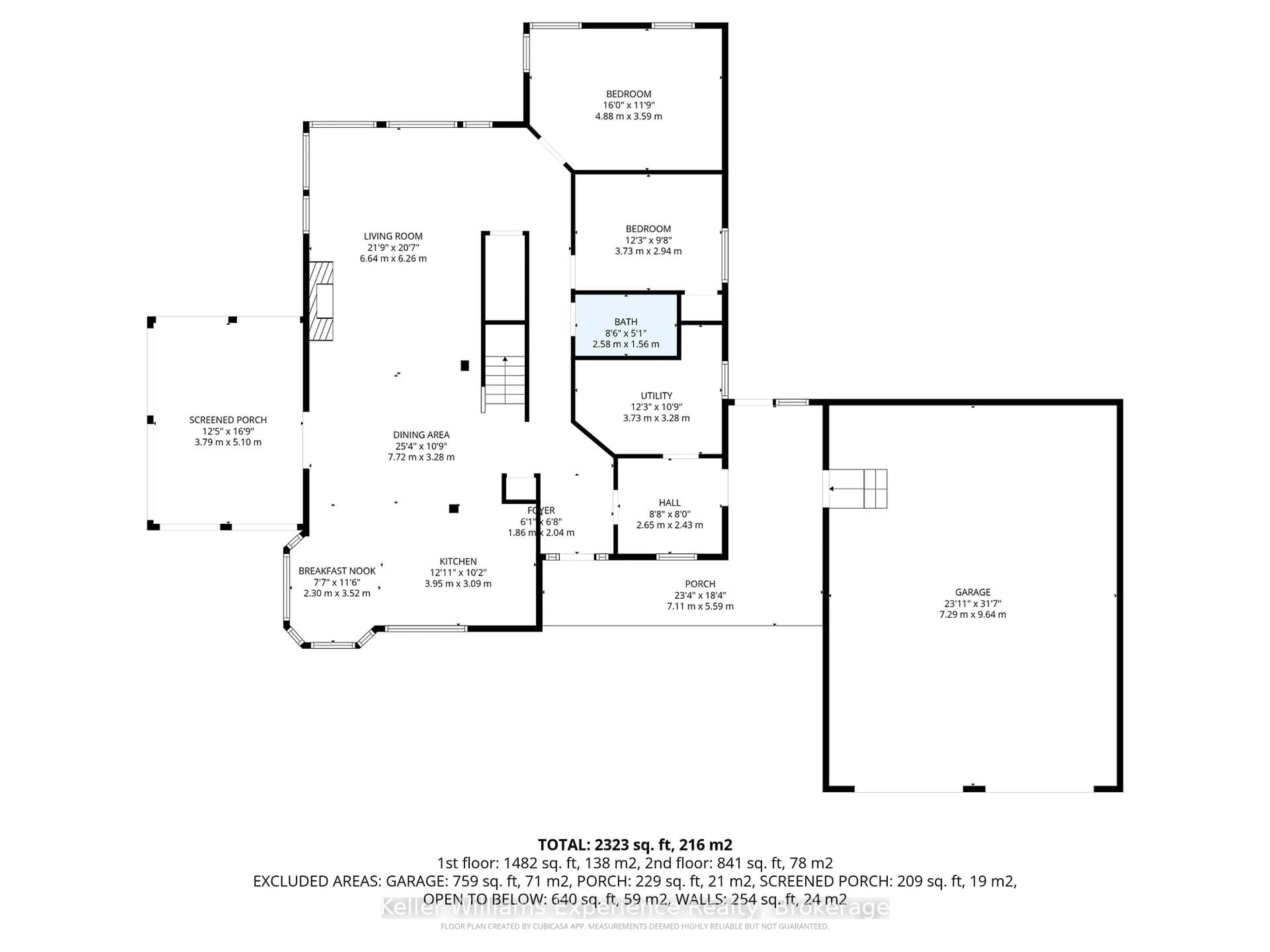 Floor plan for 257 15 Concession, Tiny Ontario L9M 0N5