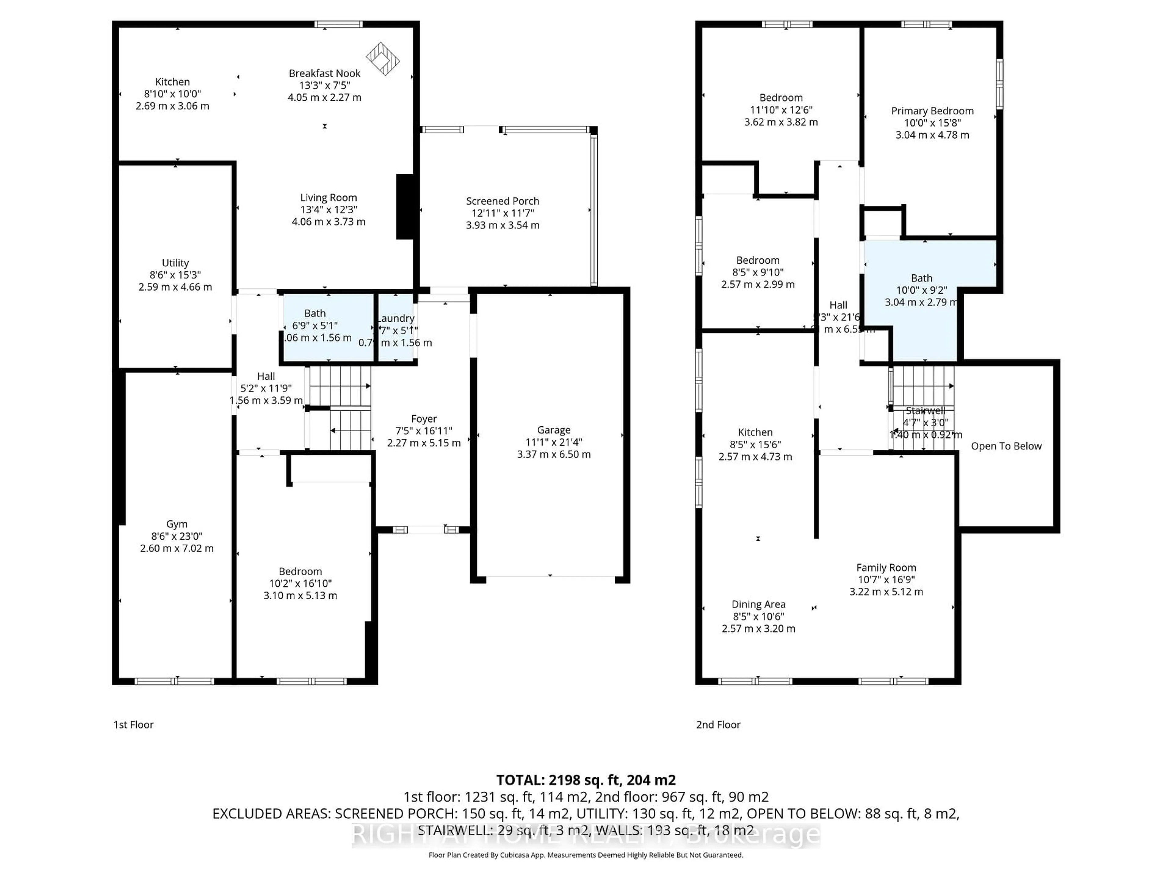 Floor plan for 261 Crawford St, Barrie Ontario L4N 6P5