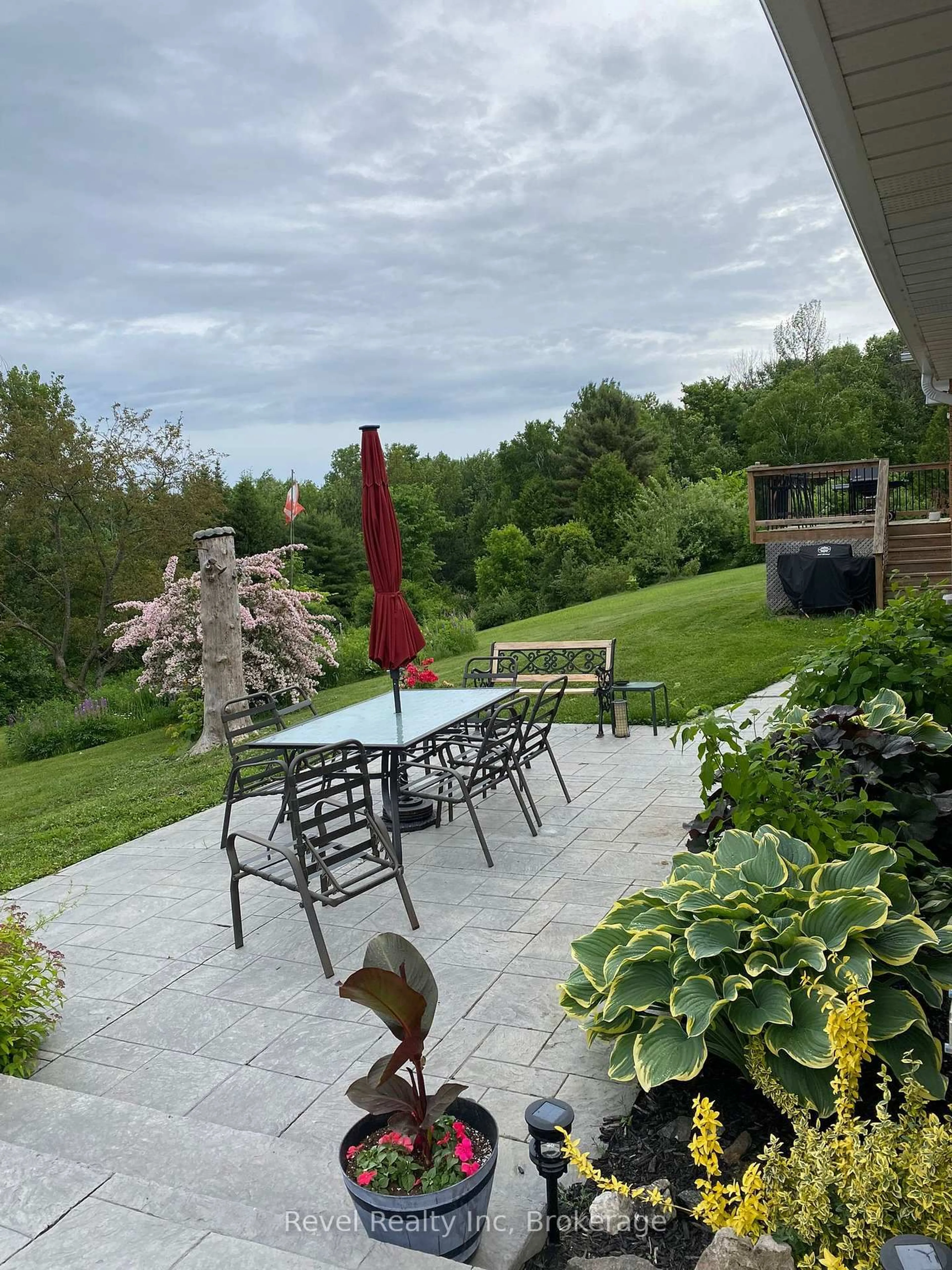 Patio, water/lake/river/ocean view for 2391 Rumney Rd, Tay Ontario L4R 4K3