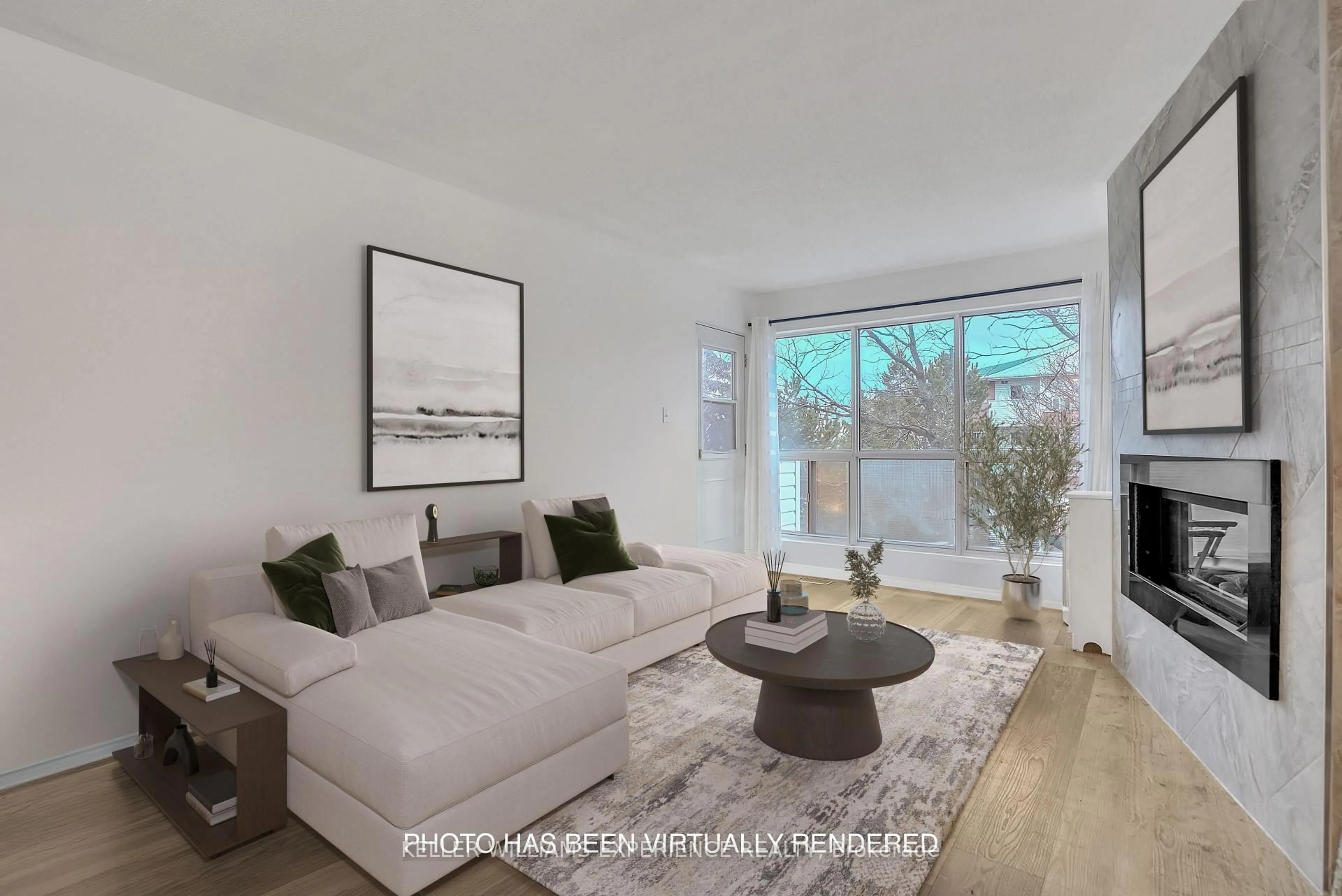 Living room with furniture, unknown for 126 Bell Farm Rd #312, Barrie Ontario L4M 6J3