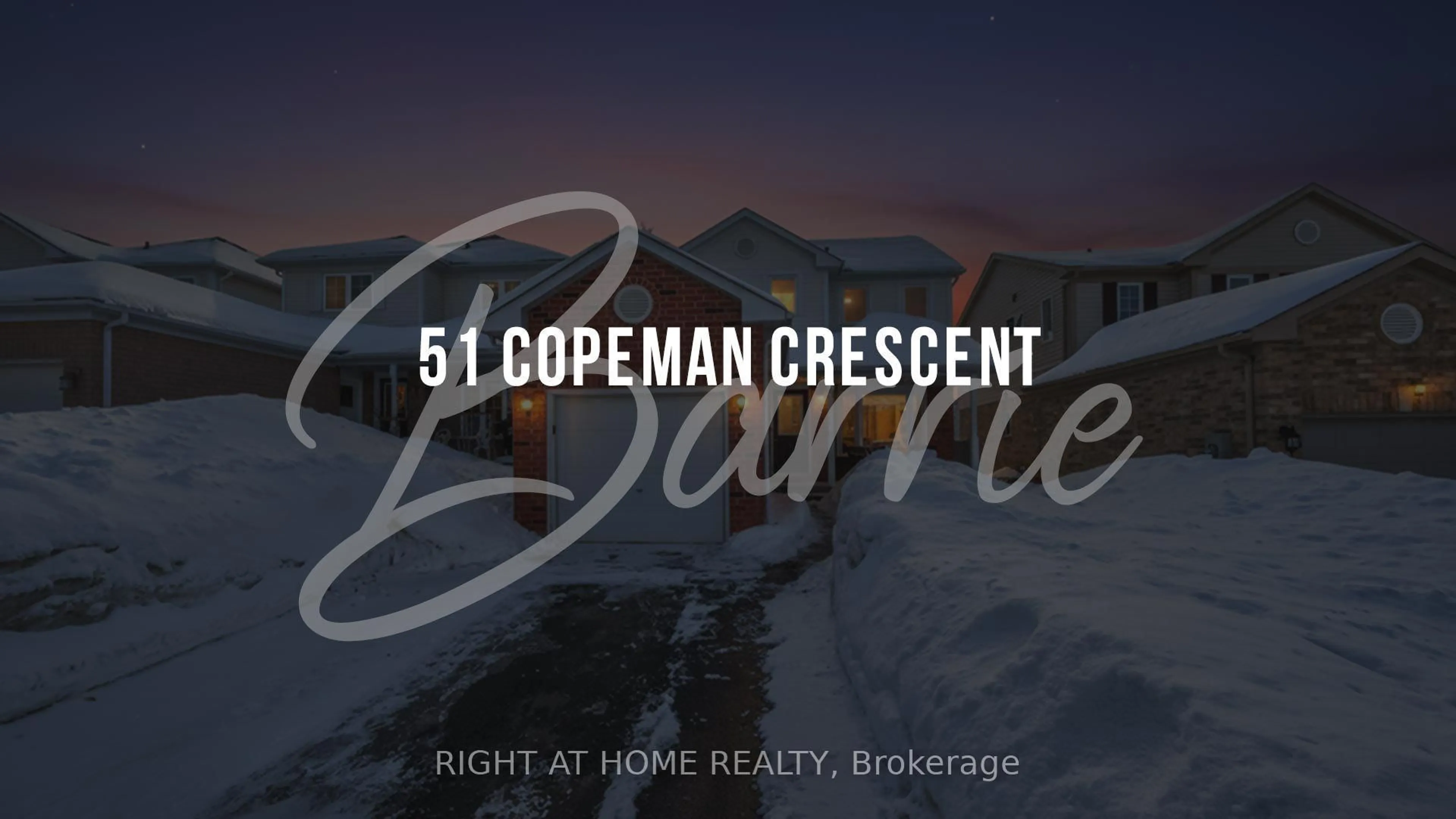 Unknown for 51 Copeman Cres, Barrie Ontario L4N 8B4