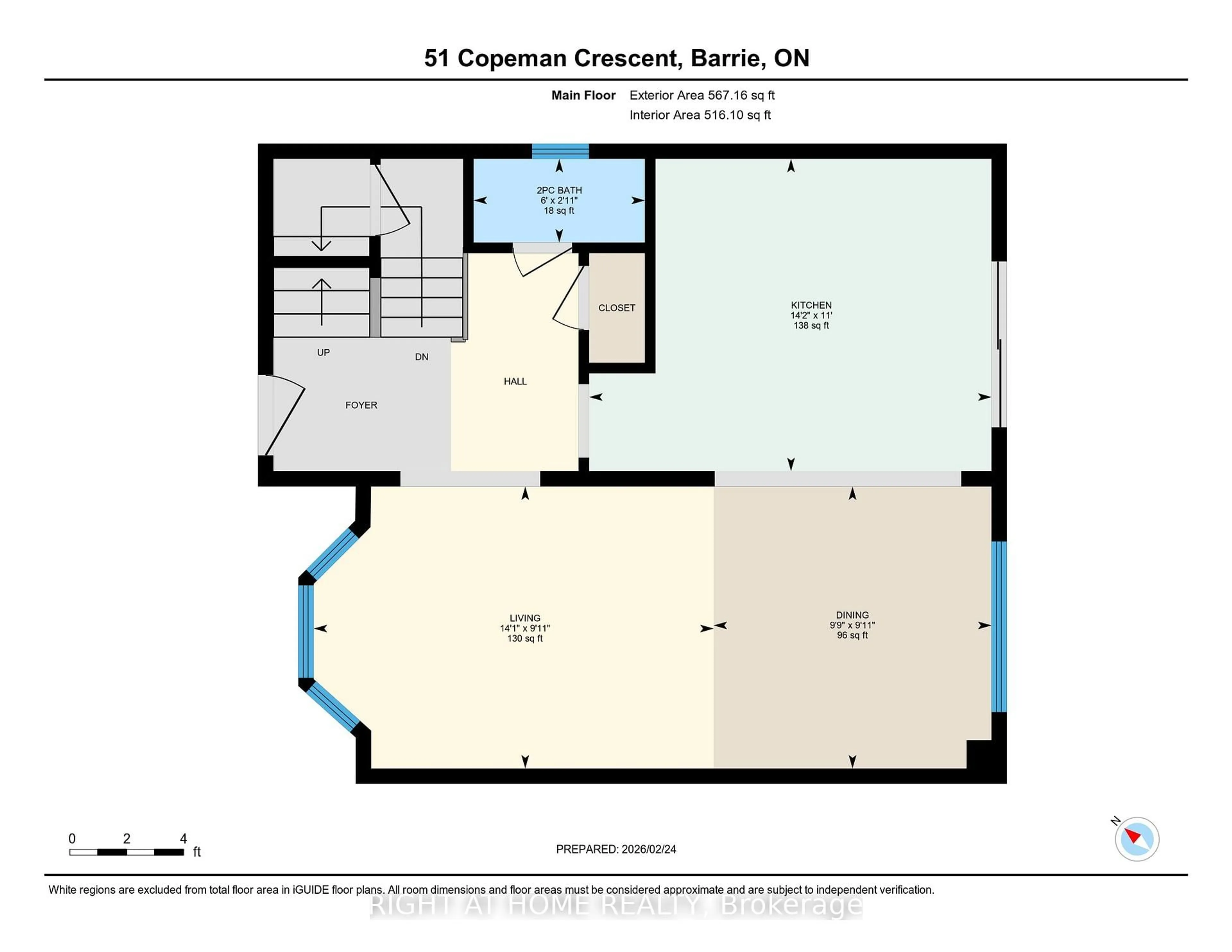 Floor plan for 51 Copeman Cres, Barrie Ontario L4N 8B4