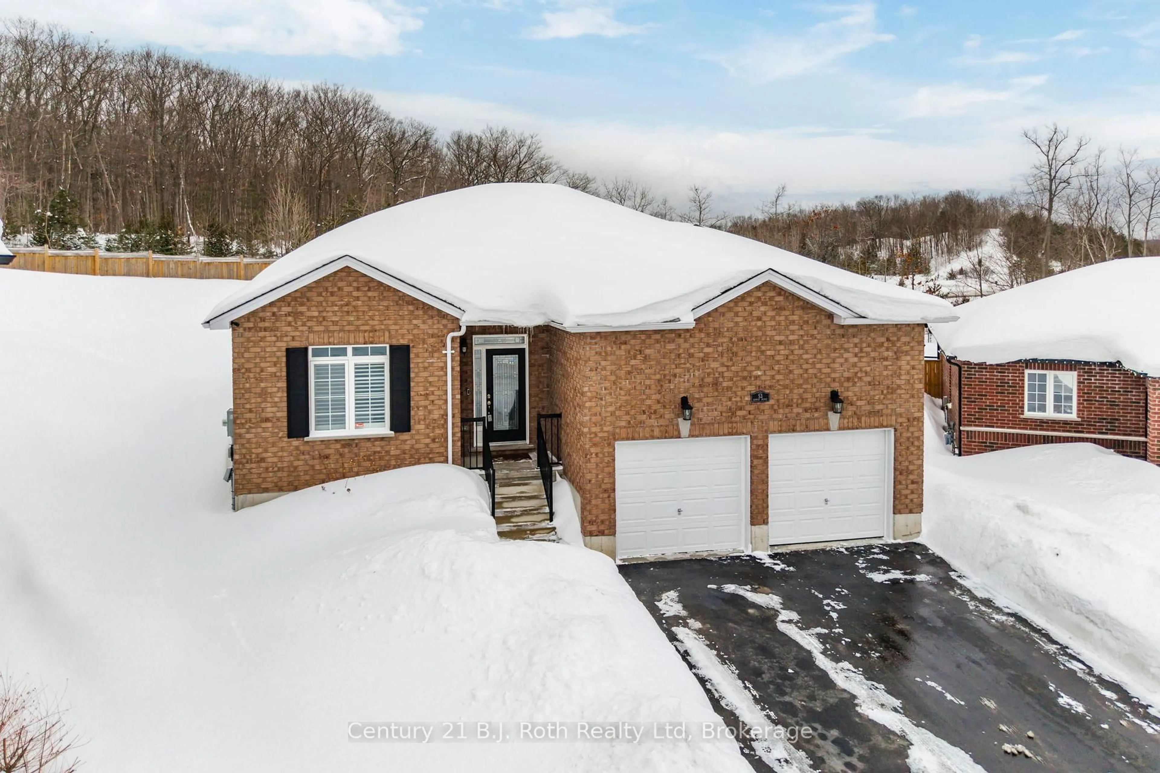 Home with brick exterior material, street for 53 Hunter Ave, Tay Ontario L0K 2A0